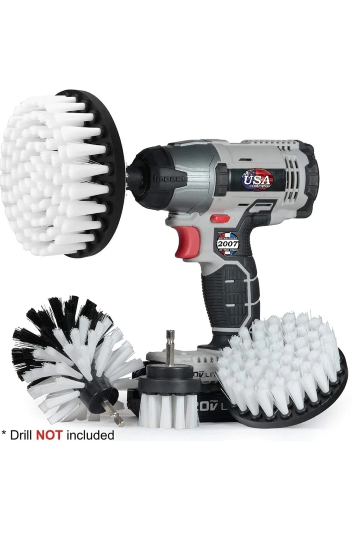 Matkap Temizlik Fırça Seti Banyo Mutfak Oto Jant Koltuk Halı Fayans Temizleme Fırça Kiti 3lü