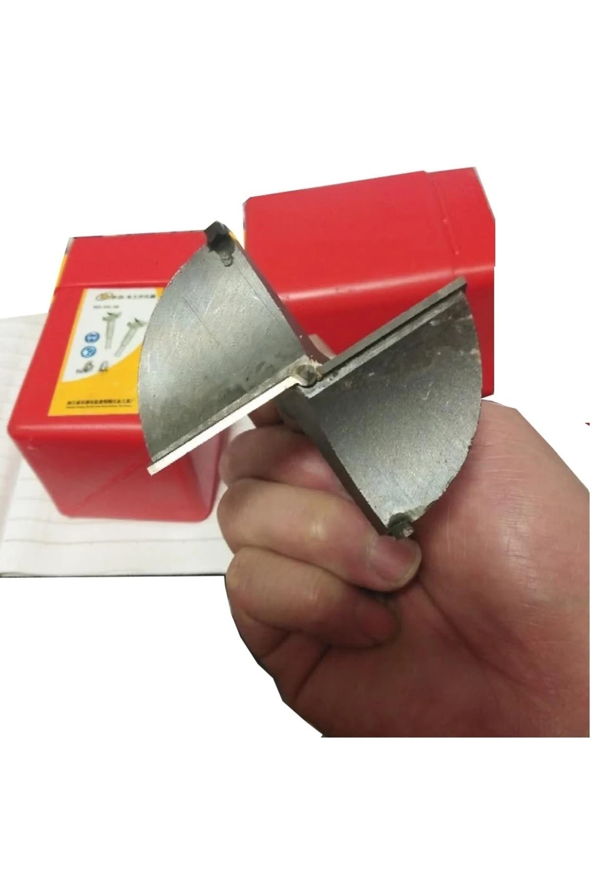 Ahşap Delme Panç Seti 70mm 85mm 100mm 3lü Karot Set Matkap Freze Ucu