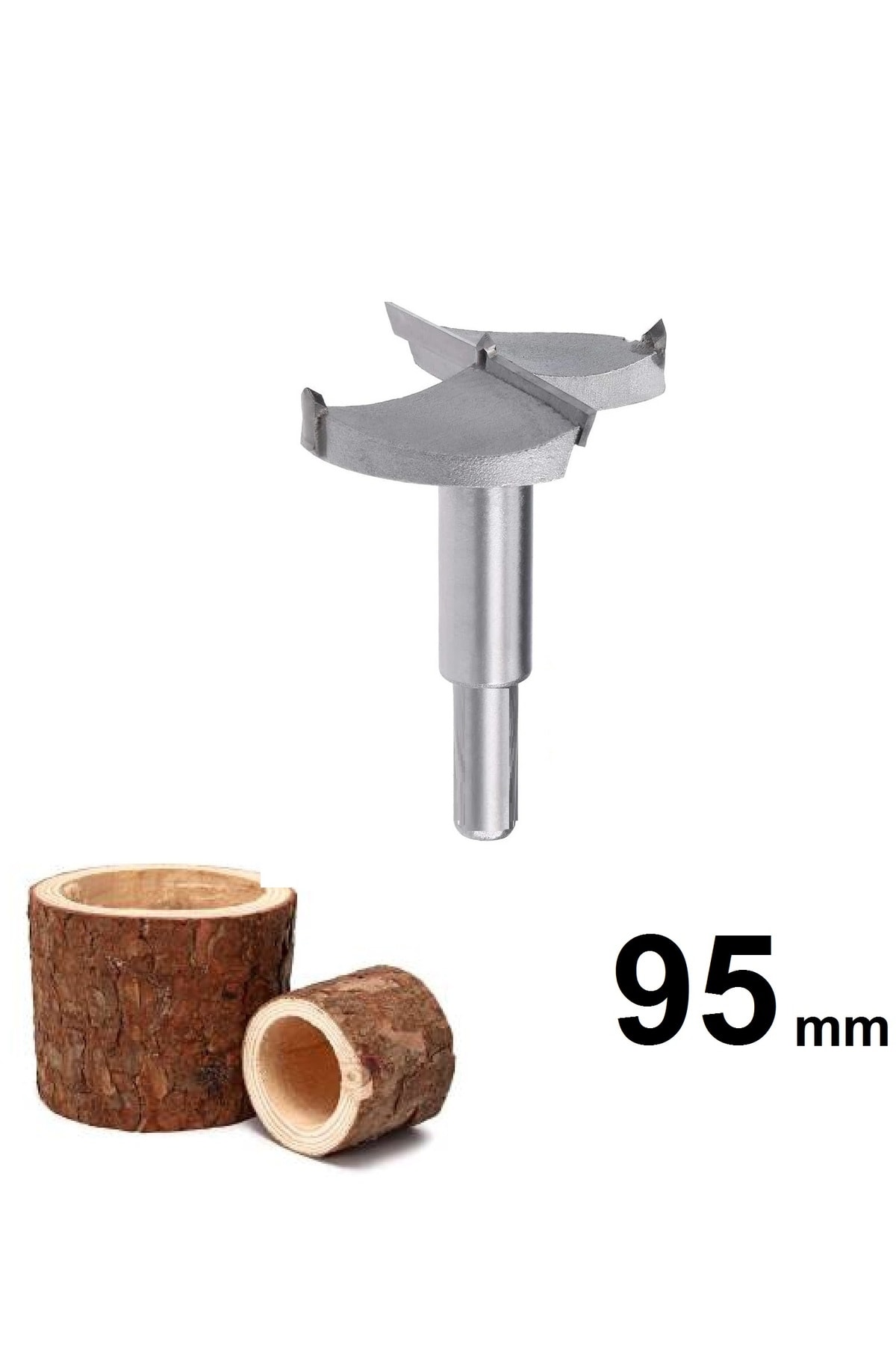 Tas Mum Saksı Yuva Açmak Için Ahşap Freze Pancı 90mm Panç Matkap Ucu