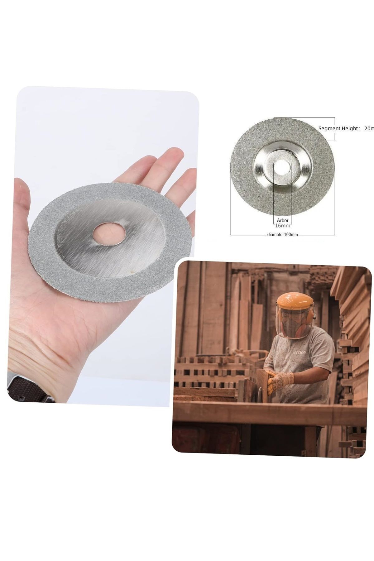 100mm elmaslı bileme diski bıçak satır makas bileme diski hassas metal mermer cam zımparalama