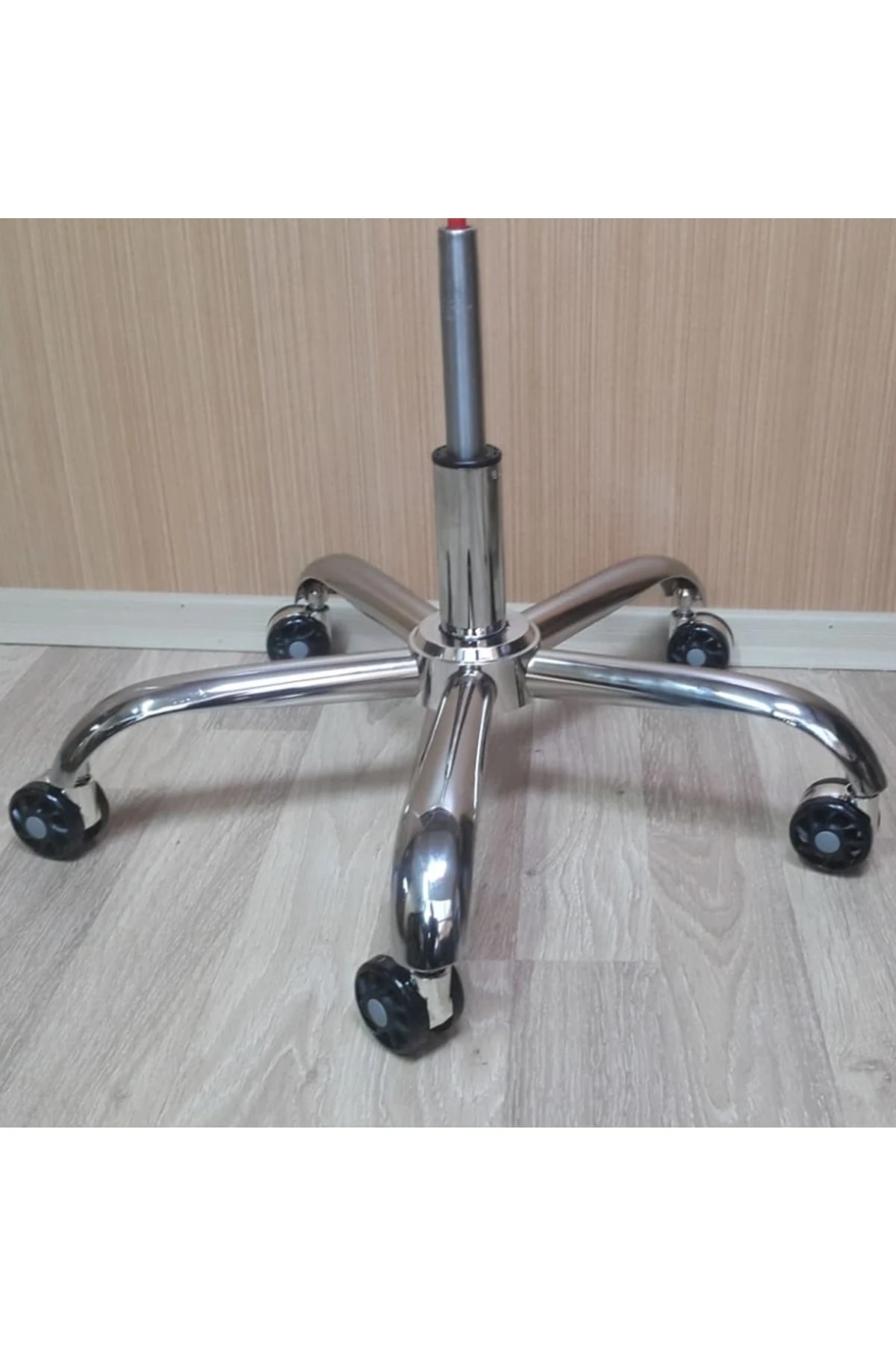 Ofis Koltuk Tekerleği Krom Görünümlü Spor Lüx Tekerlek 5li Set Yüksek Kalite