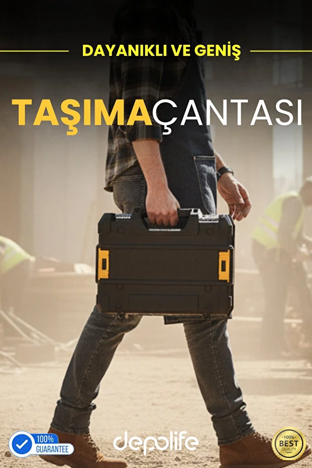 Teknisyen Takım Çantası boş Şarjlı Matkap Çantası Plastik Alet Saklama Çantası