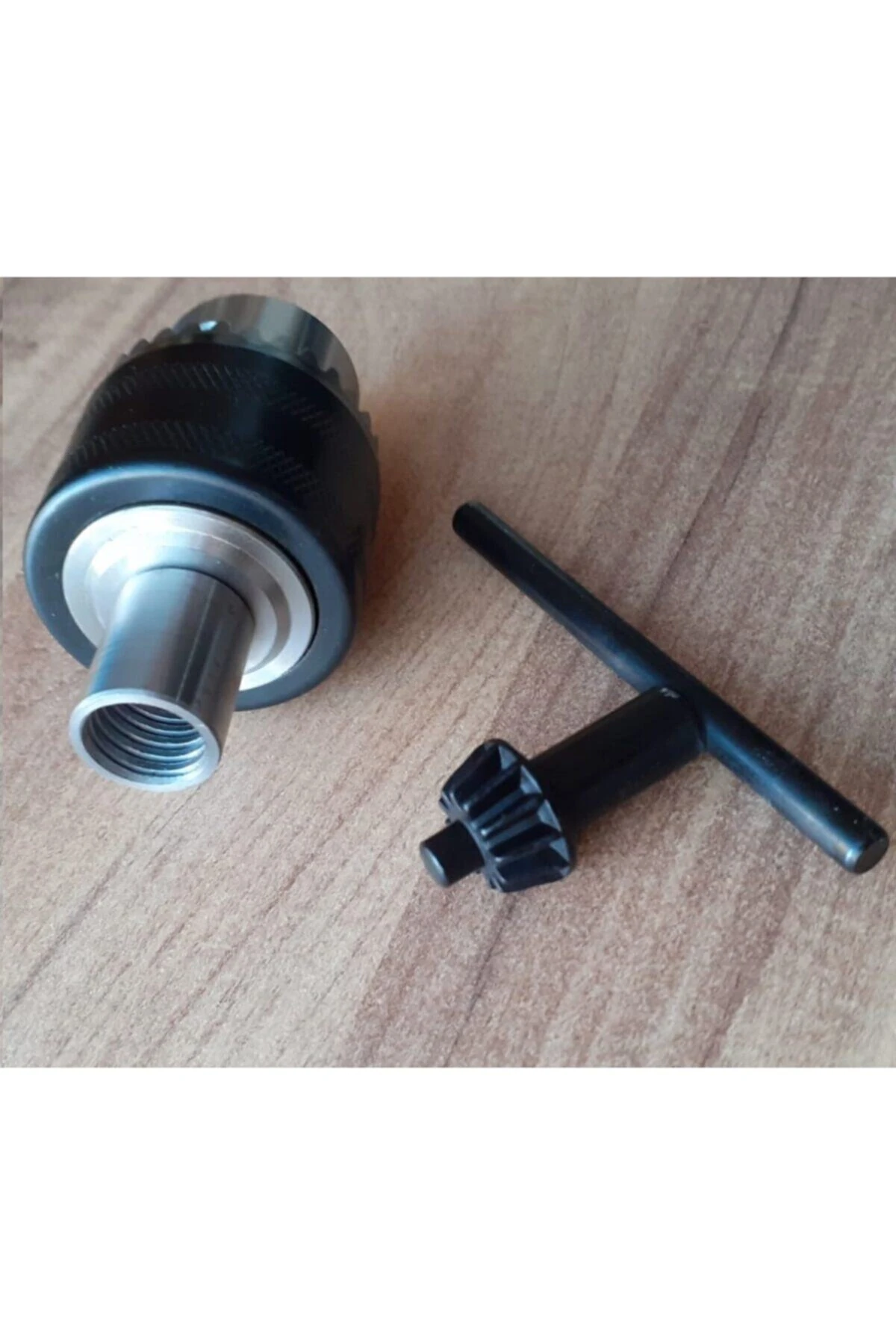 Avuç Taşlama Spiral Makinesini Mandrenli Matkaba Dönüştüren Adaptörlü Çelik Mandren Anahtarlı