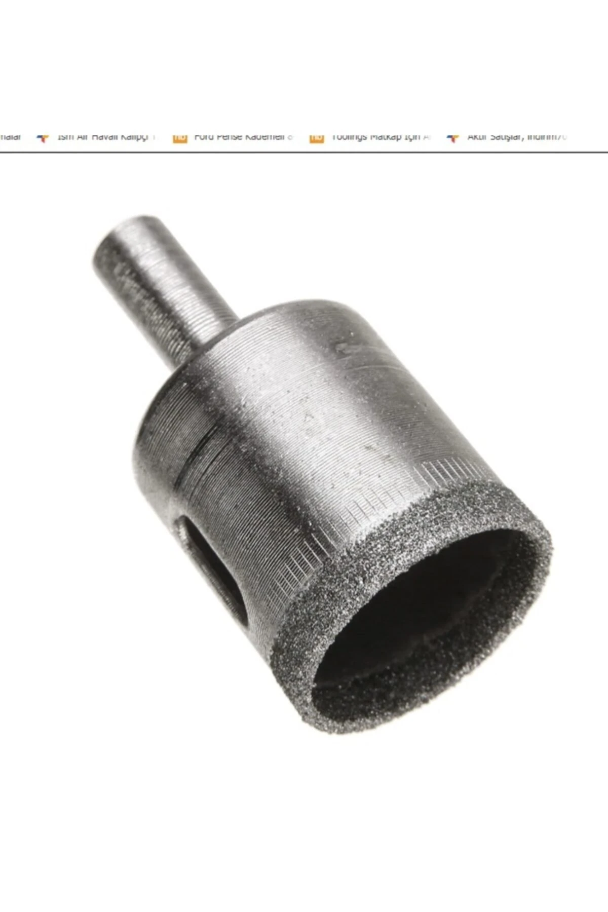 Cam Fayans Mermer Granit Delme Pancı Boru Tipi Elmas Karot Uç 25mm