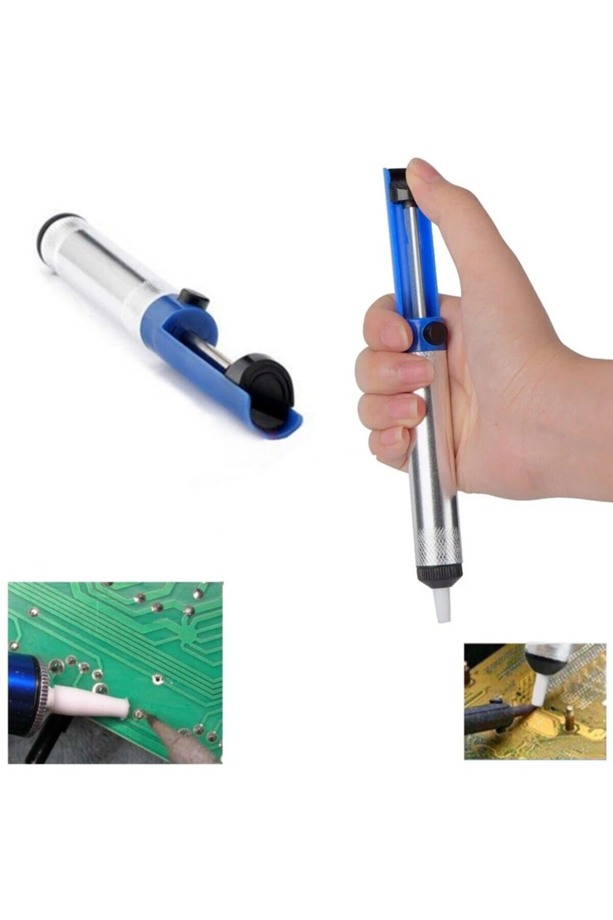 Kalem Havya 40w 6 Parça Elektronikçi Lehim Seti Stand Pasta Tel Pompa Havya Seti