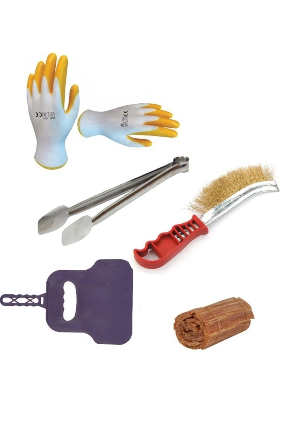 Mangal Kömürü Yakma Seti Barbekü Mangal Yak Kormatik Ve Temizleme Hazırlama Alet Seti