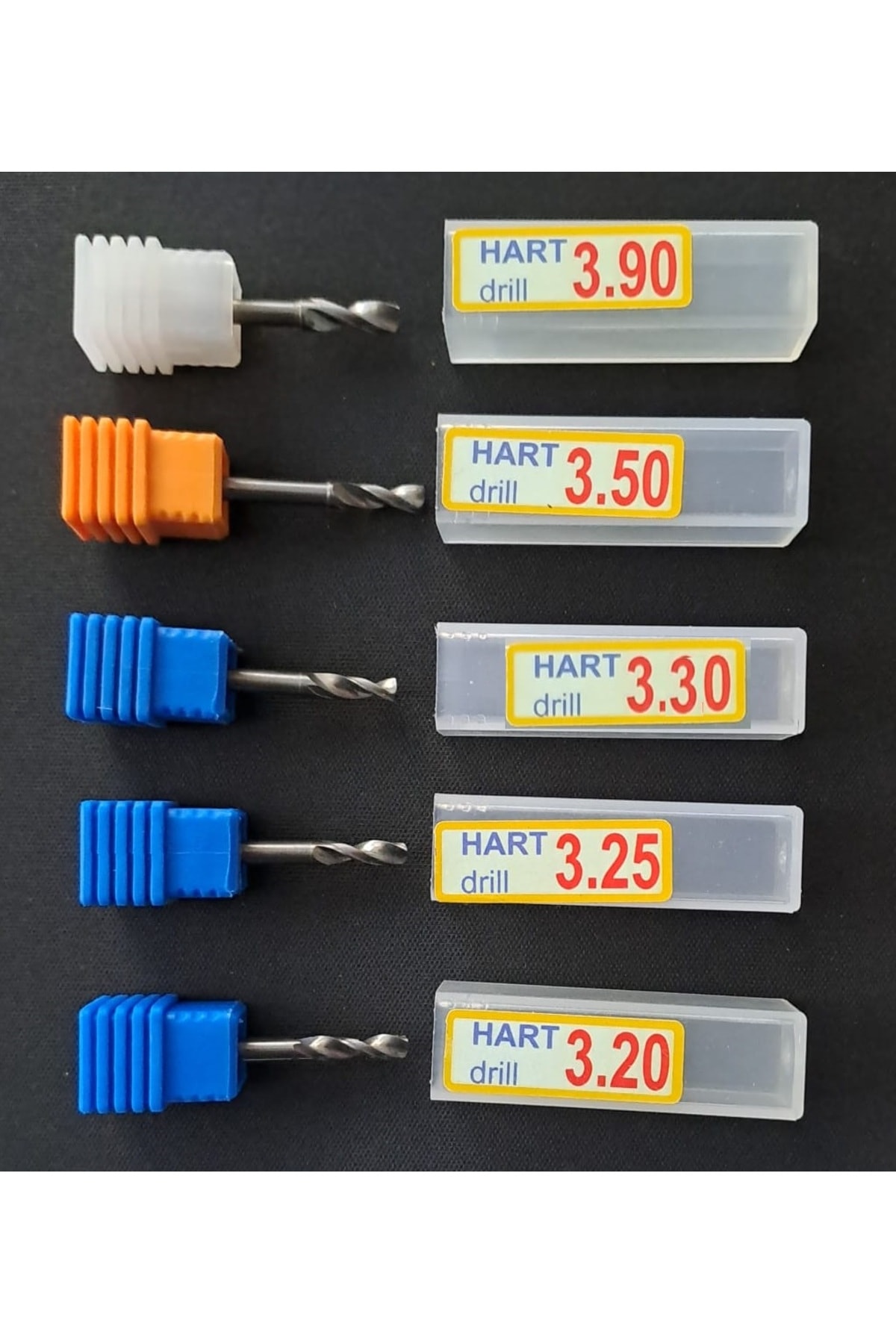 CNC Metal Sondaj Tungsten Karbür Uç Seti (3.20 - 3.90) Matkap için Hard drill Bıçak takımı