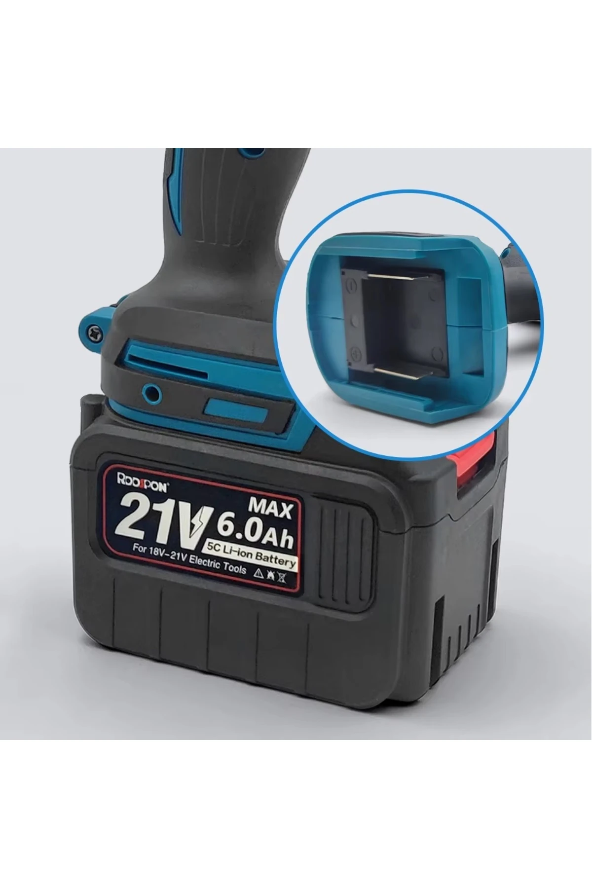 Şarjlı Matkap Için Yedek Batarya Üniversal 5 Pilli 12 Volt 14v 18v 20v 48v 58v Li-on Pil Şarj