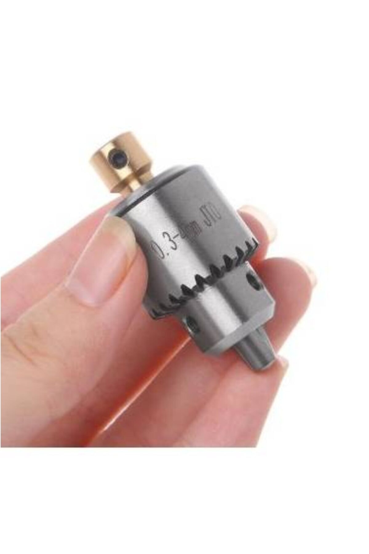 Motor Mandrel Seti Elle Sıkmalı 3 Çeneli Mini Chuck Adaptör Set