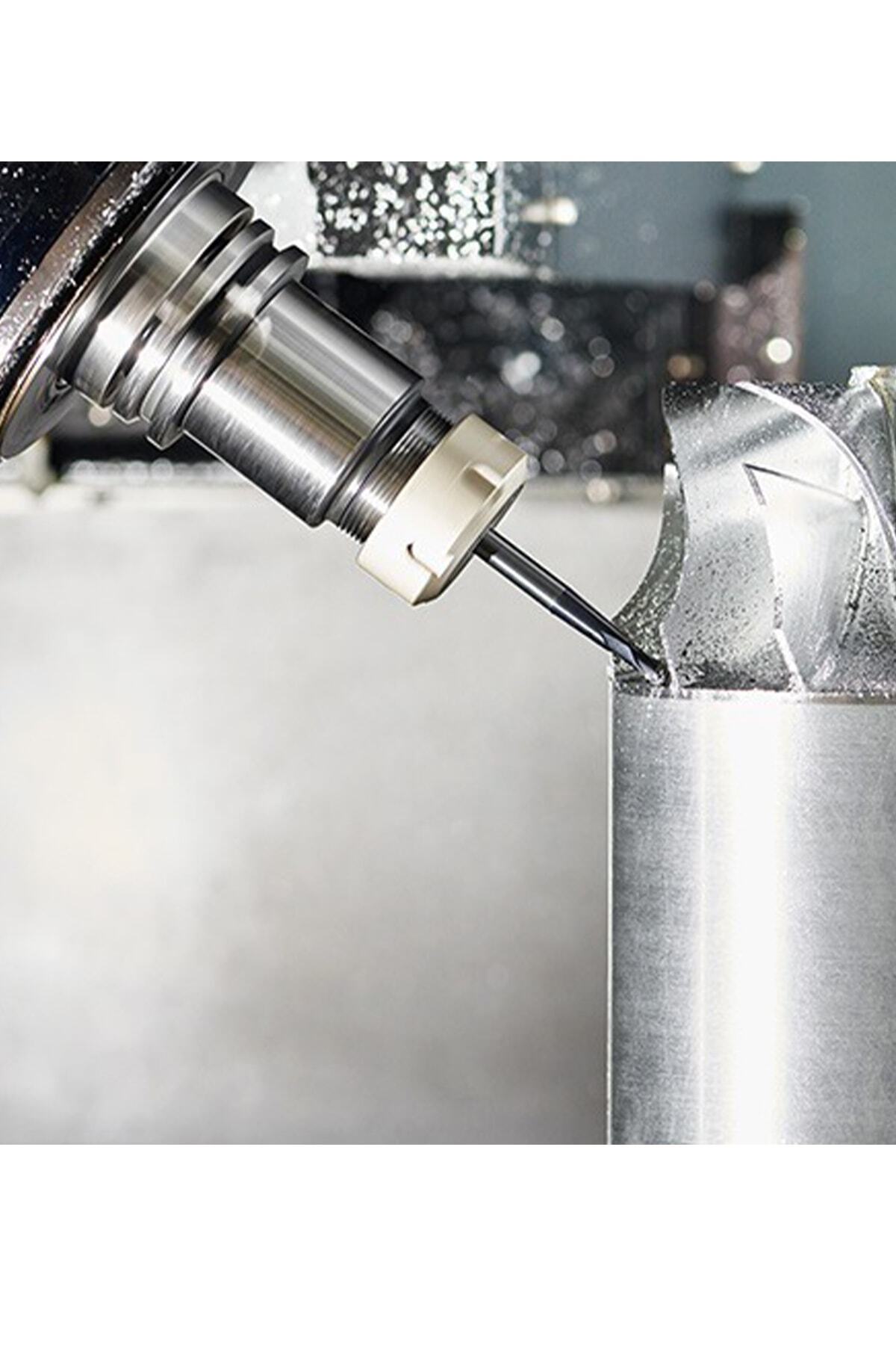 Yoğun Karbür Çelik Tungsten 4mm Cnc Router , Dremel Vb. Yuvarlak Kafa Carbide