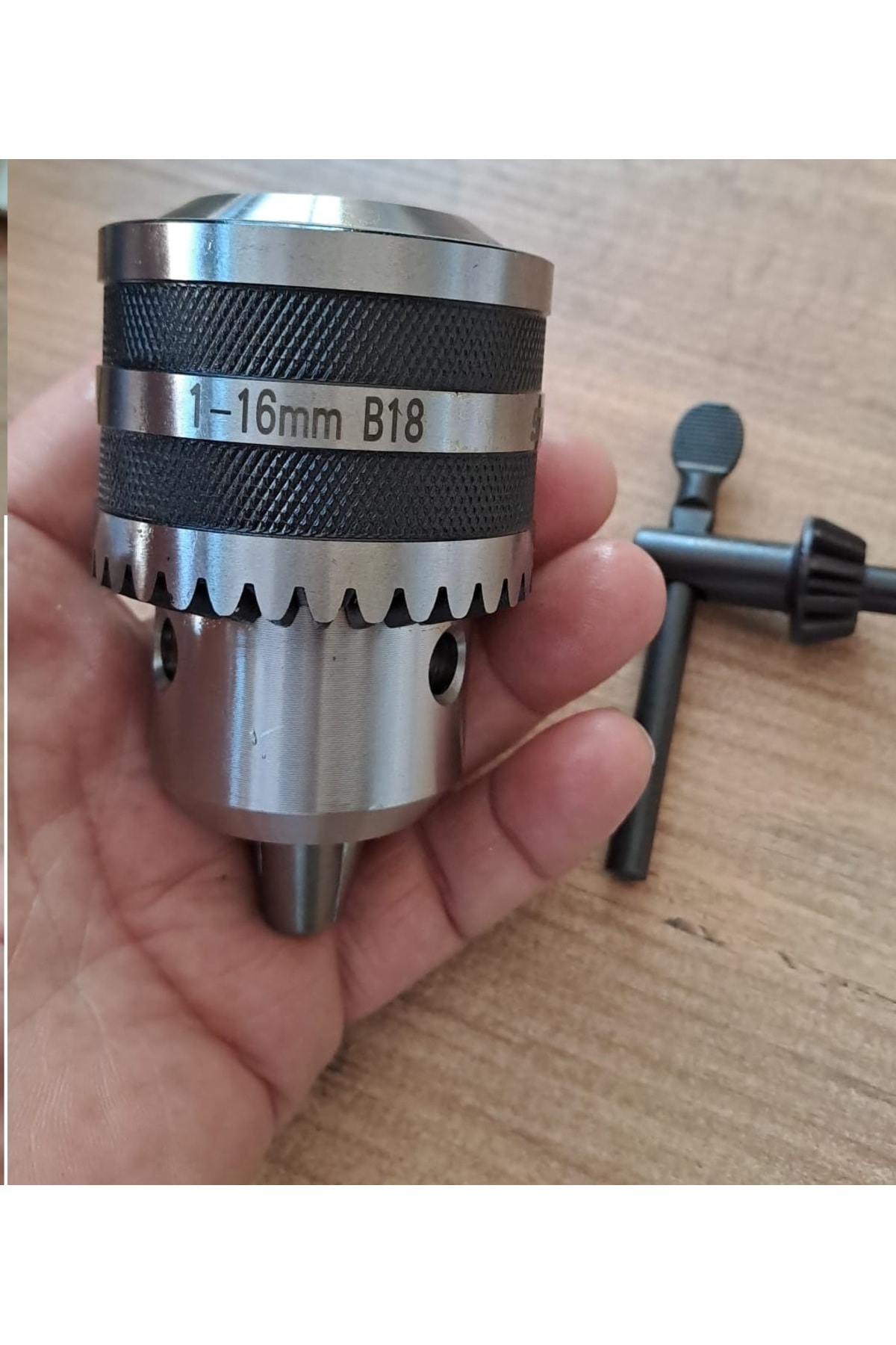 1-16mm B18 20 Unf Konik Mandren Çelik Dik Matkap Aynası Anahtarlı Mandiren