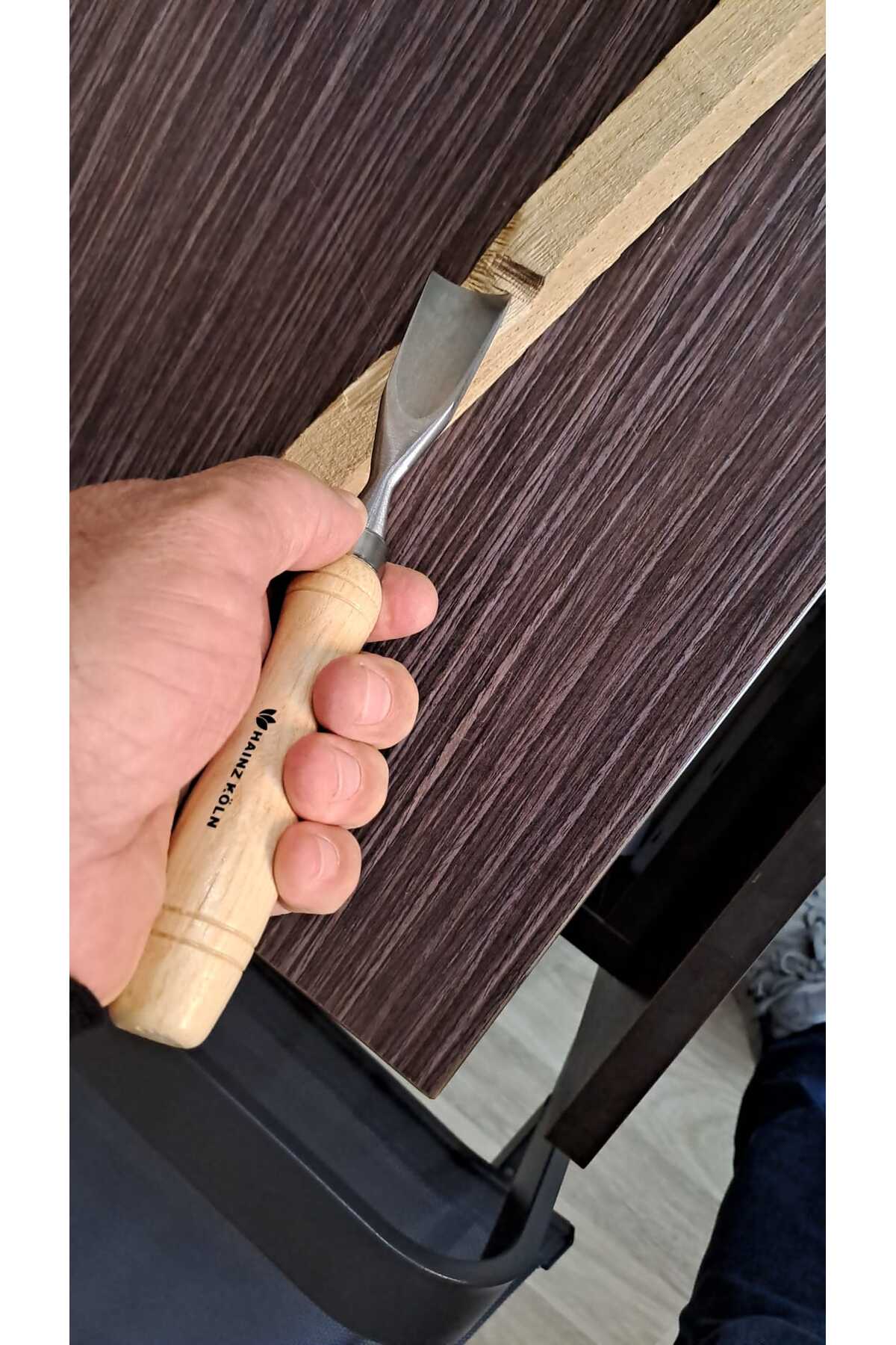 Ahşap için Iskarpela oyma alet seti Oval Kıvrık uçlu Kaşık Heykel Kuksa yontma Bıçak seti 2li