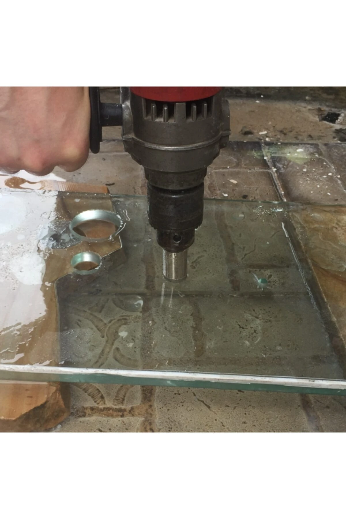 Cam Fayans Mermer Granit Delme Pancı Boru Tipi Elmas Karot Uç 20mm