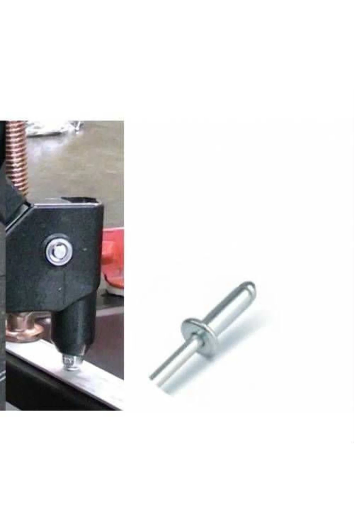 Pop Perçin Makinası Metal Perçin Tabanca Aleti Perçin Civili 4 Başlıklı Mekanik Hobi Professional