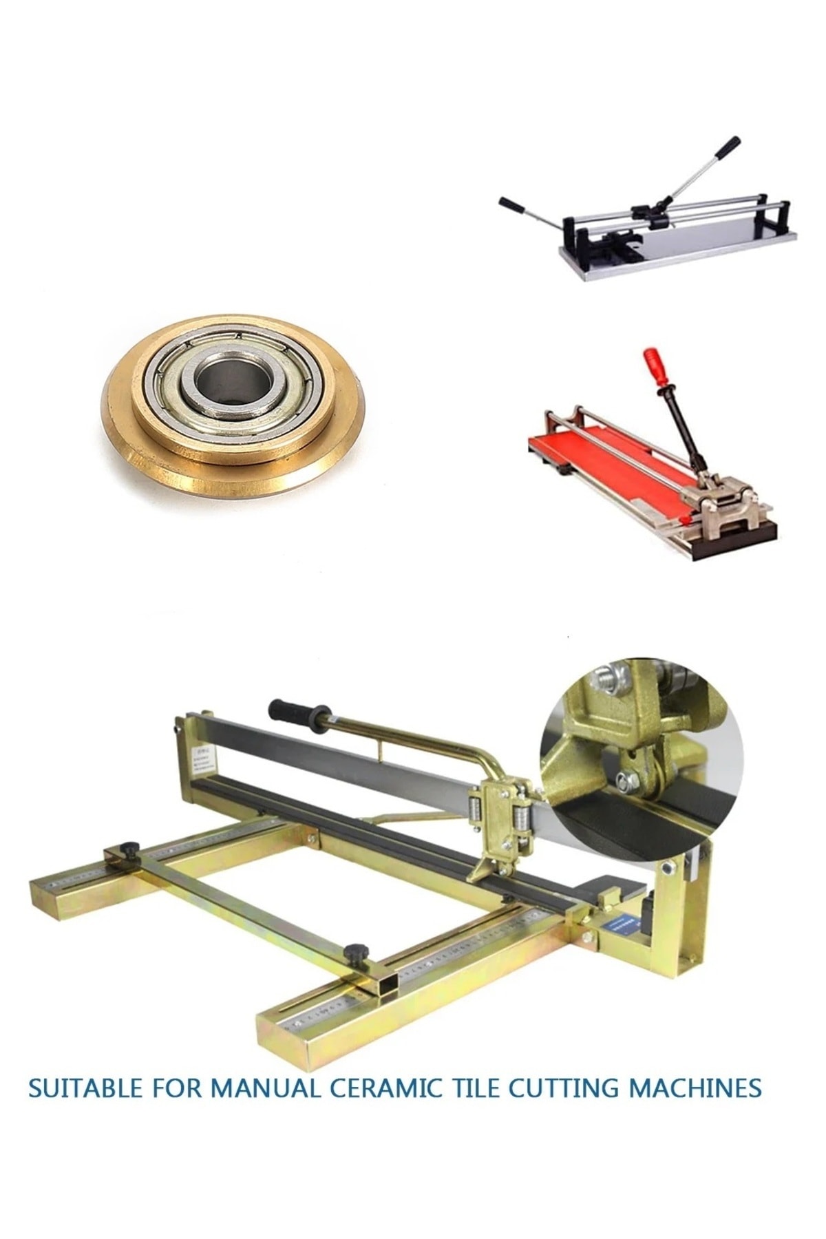 Fayans Kesme Makinesi için Karbon Elmas Tekerlek Kesici Disk Yedek Tekelek 22mm