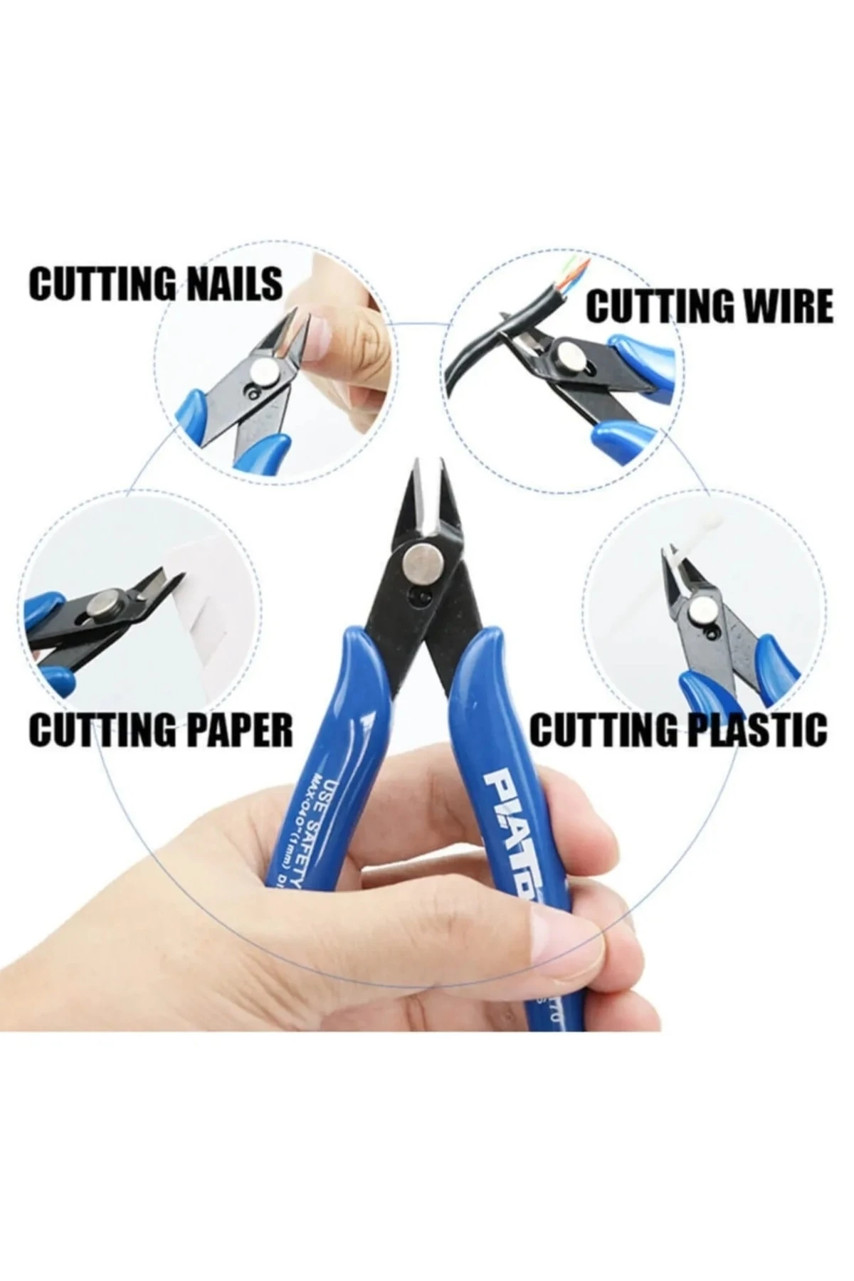 Diagonal Yaylı Mini Pense