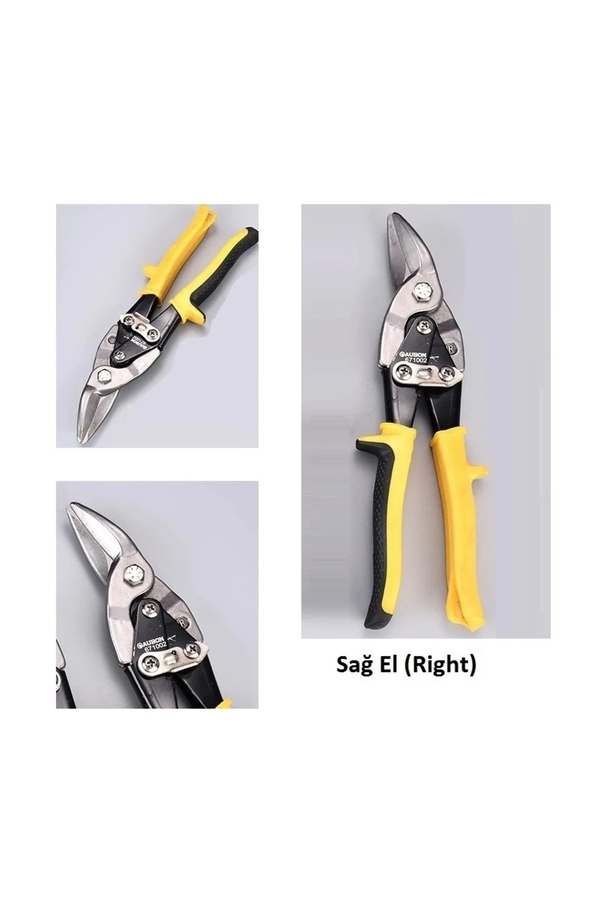 Soma 40mm Teneke Kesme Makası Mafsallı Kaportacı Makası Sağ Yönlü Sma-1906