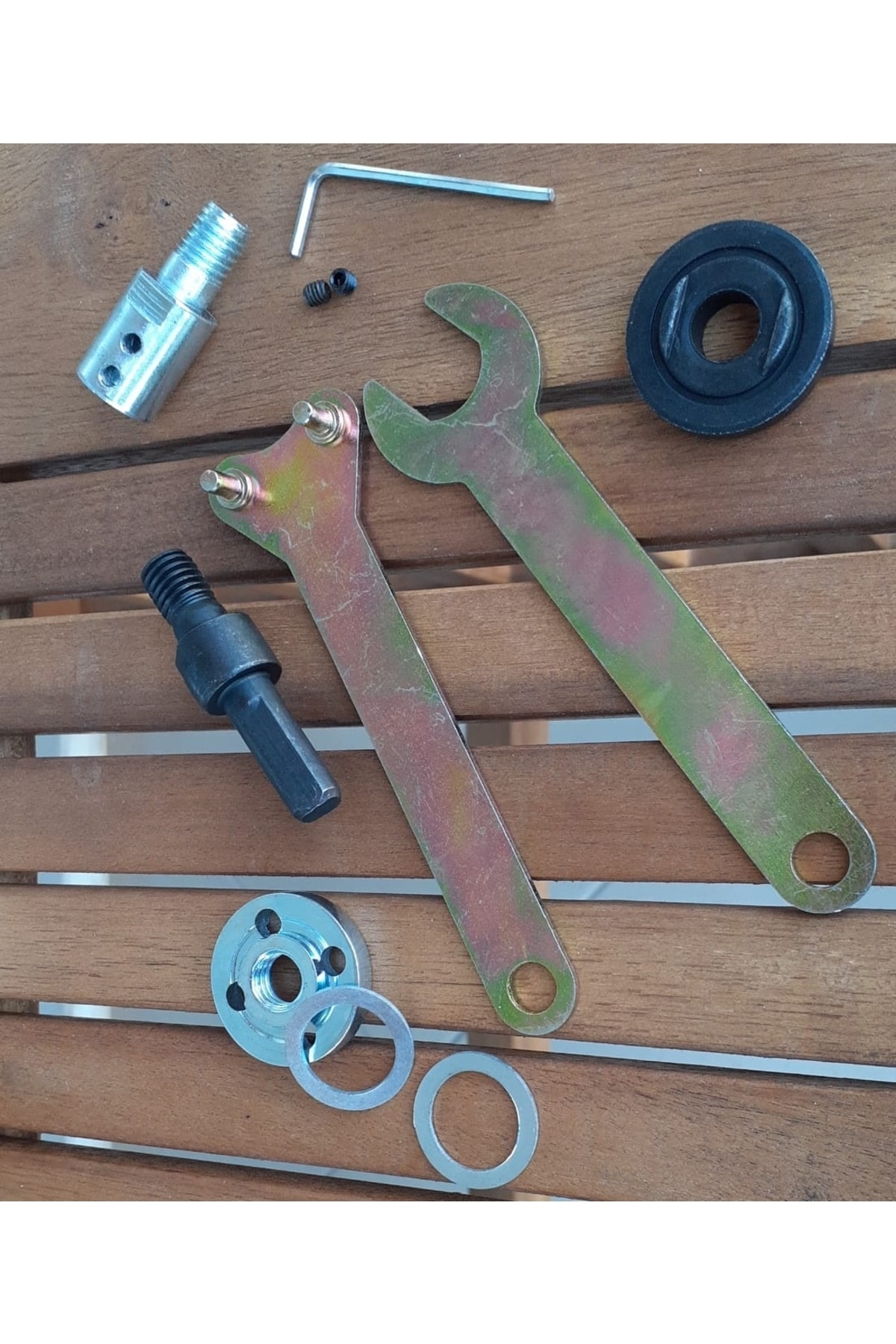 6mm Motor Kaplini Ve Matkap Için 2li Disk Bağlama Adaptör Aparat Seti Okul Proje Ödev Uygulama Arge