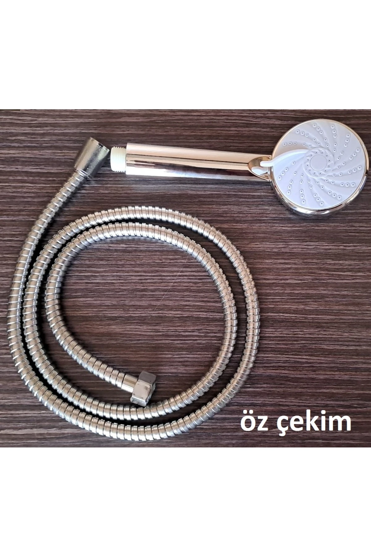 Banyo Bataryası için duş hortumu ve duş başlığı seti 3 Parça Takım Tasarruflu set