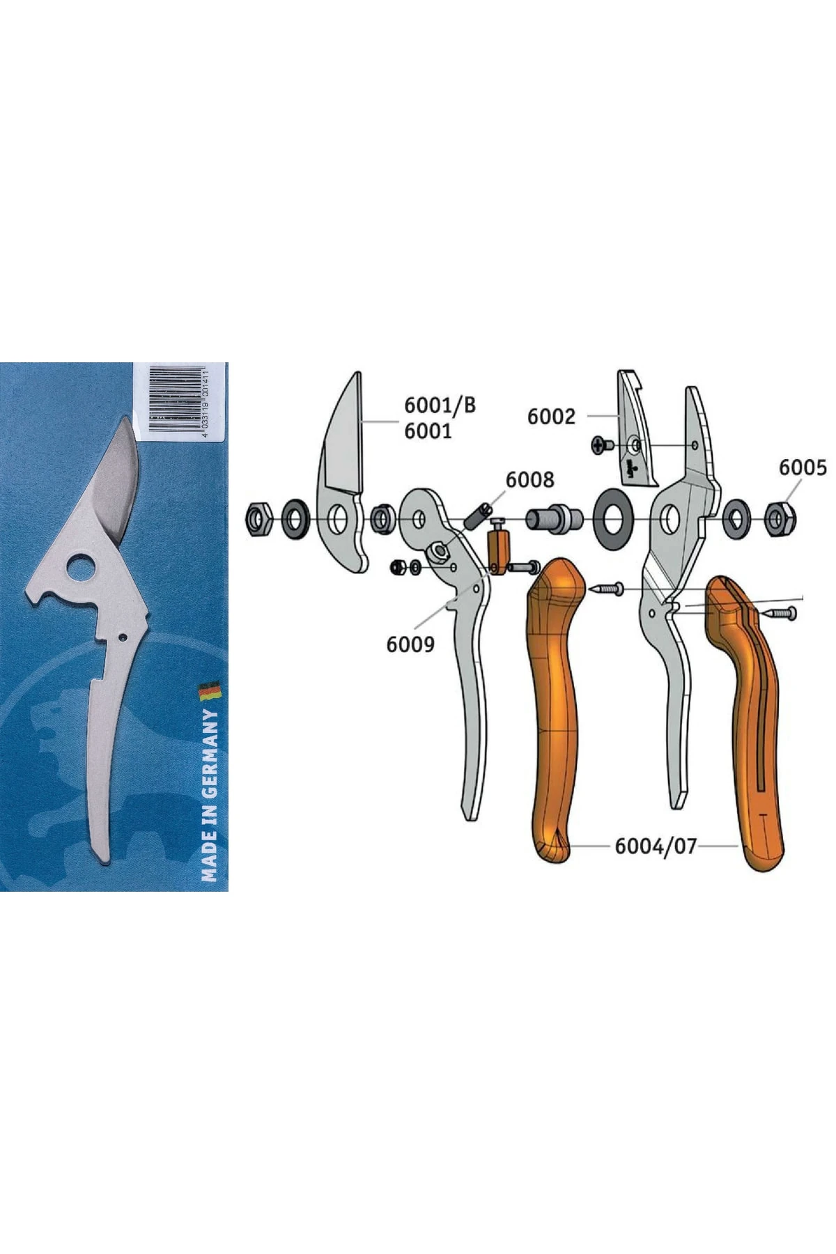 Bahçe Budama Makası Yüksek Kalite Profesyonel Kullanım Alman Çelik Ağaç Dal Kesme Bahco Löwe Model