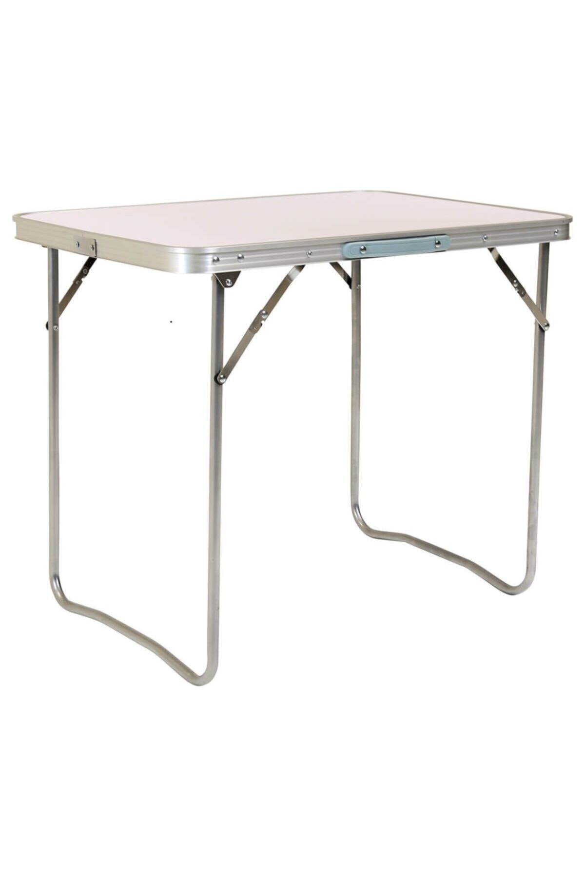 Alüminyum Kamp Piknik Balkon Bahçe Masası Katlanır Ayaklı Taşıma Kolu 60x80cm