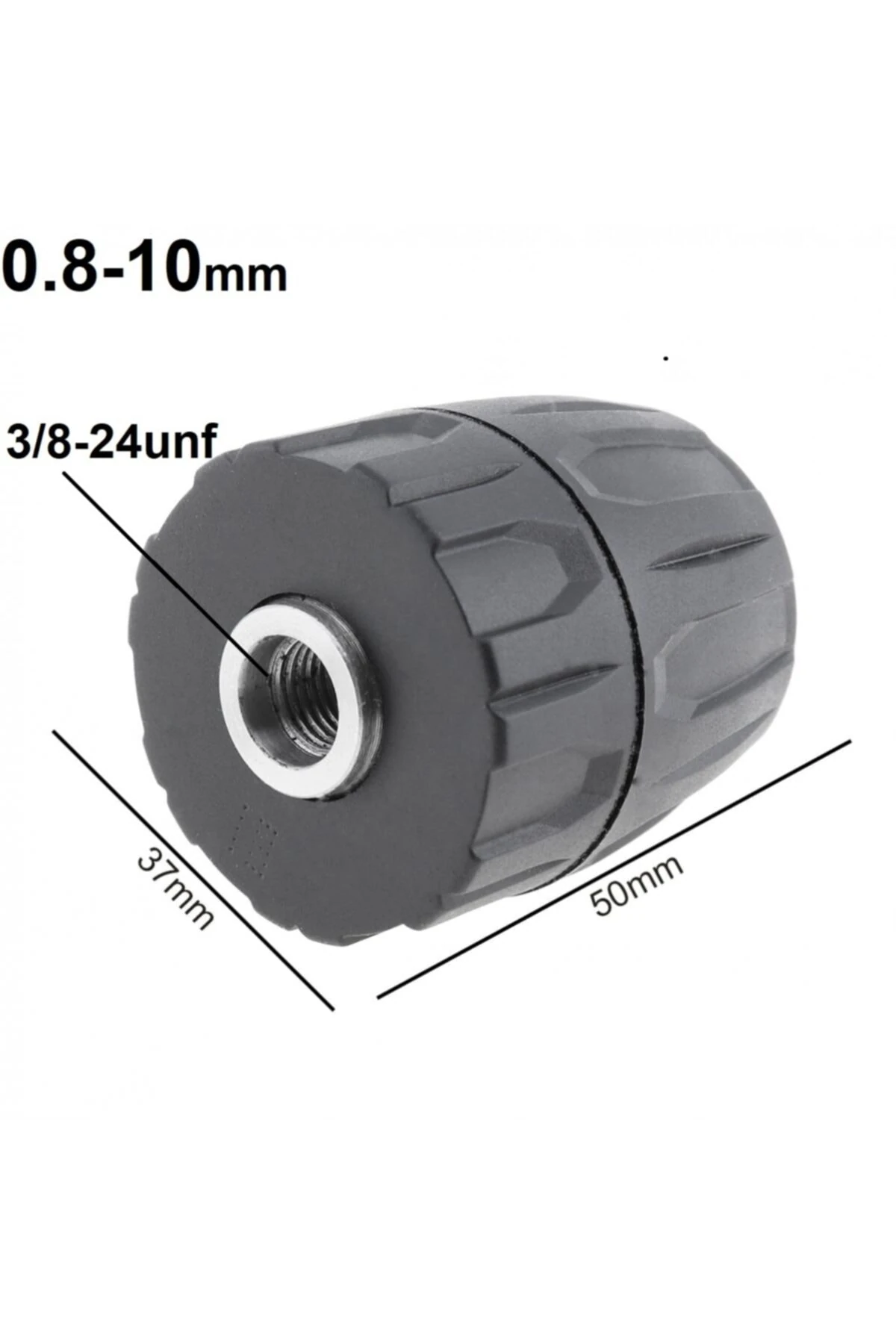 Şarjlı Matkap Uyumlu Mandren 1-10mm 3-8mm Profesyonel Kullanım Otomatik Anahtarsız Süpra Mandren