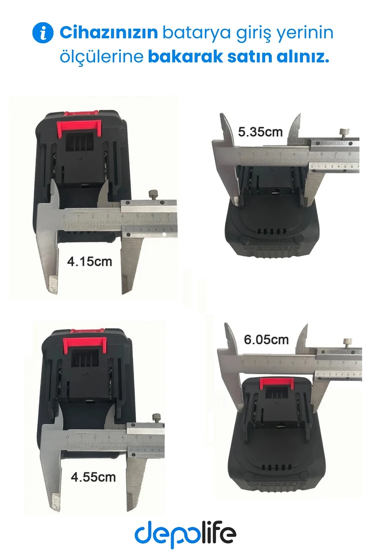 Şarjlı Matkap Yedek Batarya 24v 21v 18v 48 Volt Şarjlı Makine Aküsü 10lu Pil Grubu Üniversal 18650