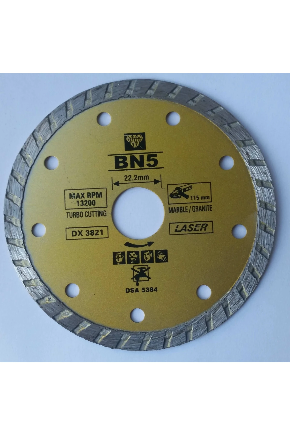 0 - 250 Watt Mermer Granit Fayans 115mm Daire Disk Seti Matkap Aparatlı Taşla 2 Yıl