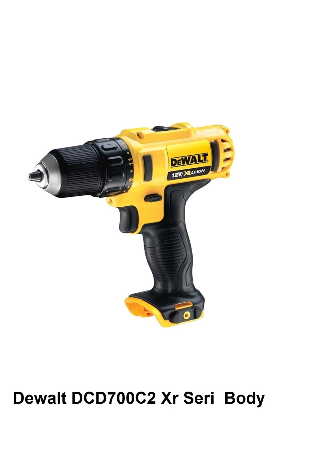 DCD700C2 Xr Seri 10.8V Şarjlı Matkap (Aküsüz) Dewalt Body Only