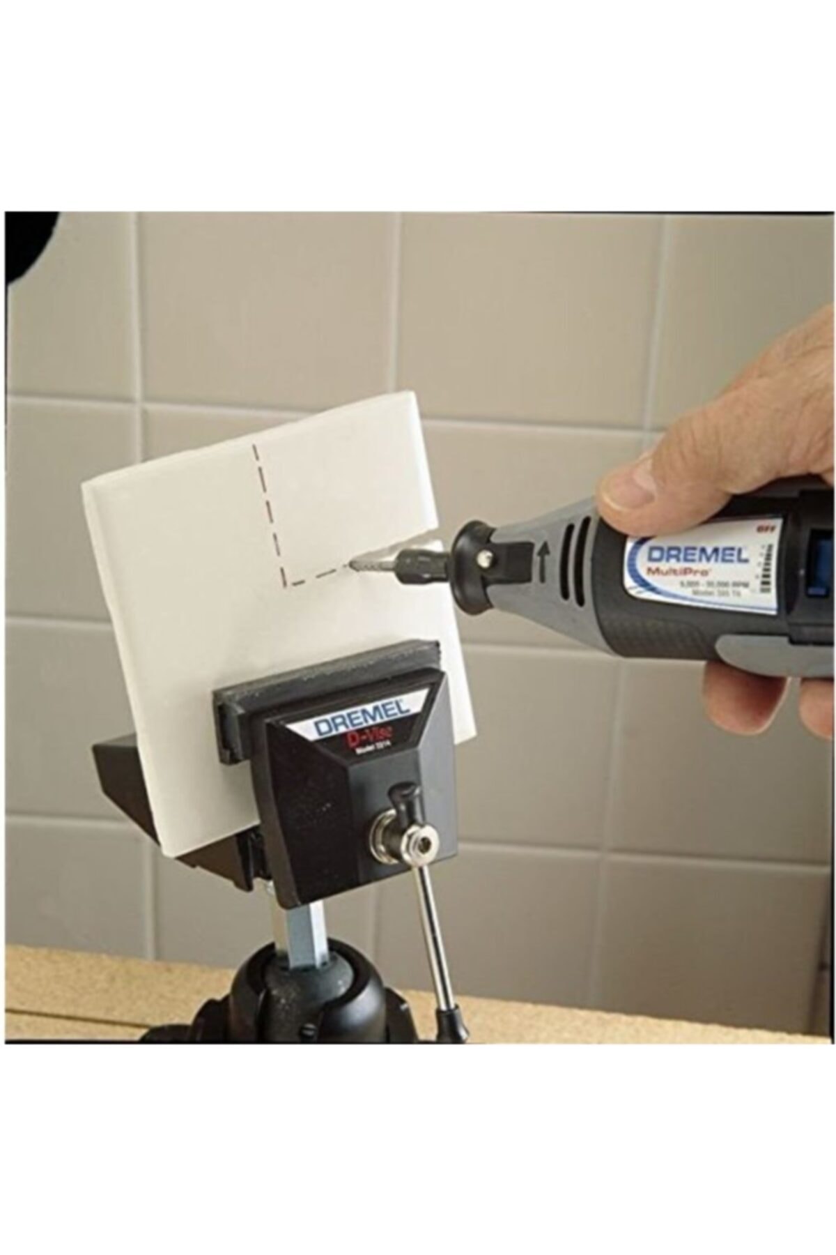Dremel Ve Benzeri Mini Taşlama Için Dik Delme Ve Karbür Uç Fayans Kesme Derz Temizleme Cnc Karbit