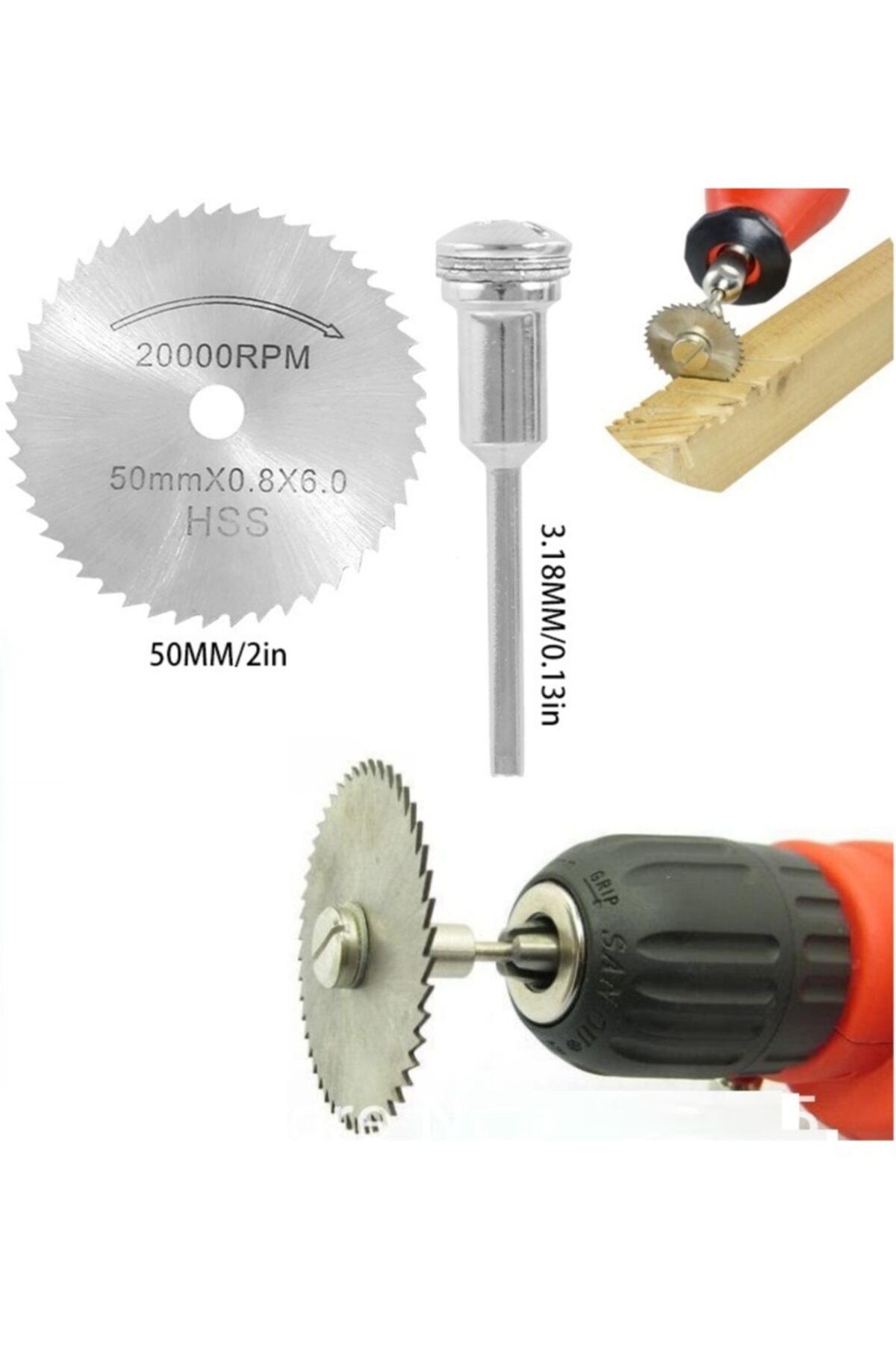 Dremel Benzeri Vız Vız Makinaları Için Kesici Mini Disk Seti Tel Fırça Kum Zımpara 20 Parça