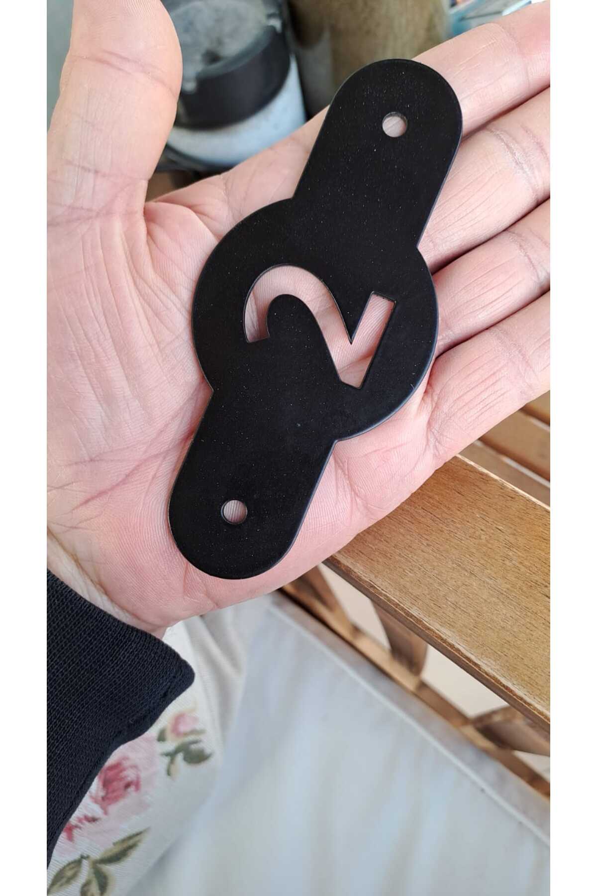 Kapı Duvar İsimliği Metal Kapı Önü Numarası  1-9 numara Siyah Daire ofis Kapı numarası Rakam Şablon