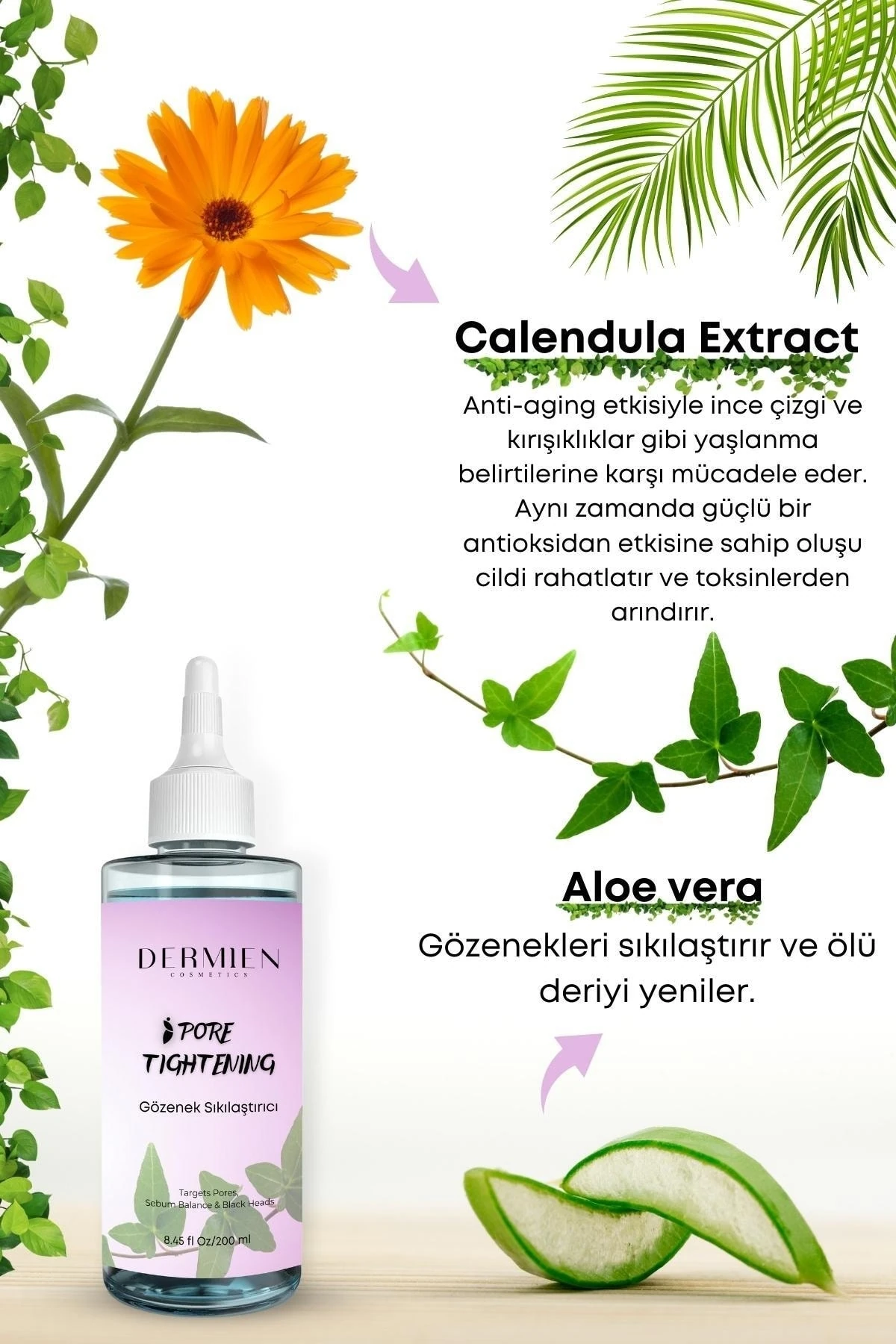 Arındırıcı, Canlandırıcı, Gözenek Sıkılaştırıcı Tüm Ciltler Için Glikolik Asit Aha Bha Tonik 200 Ml