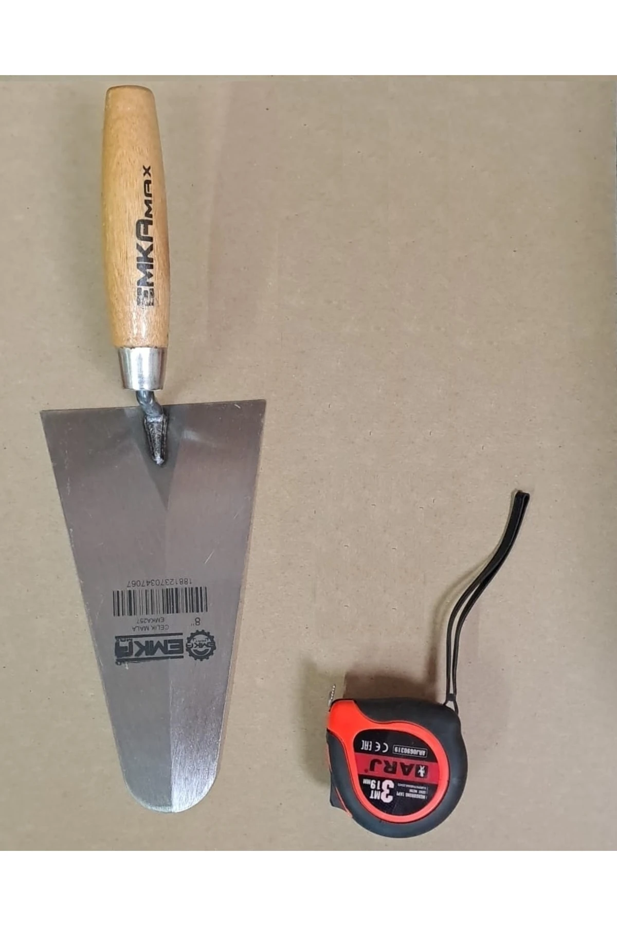 Inşaatcı Harç Malası Sıvacı Malası 22cm 3 Metre 2li Set