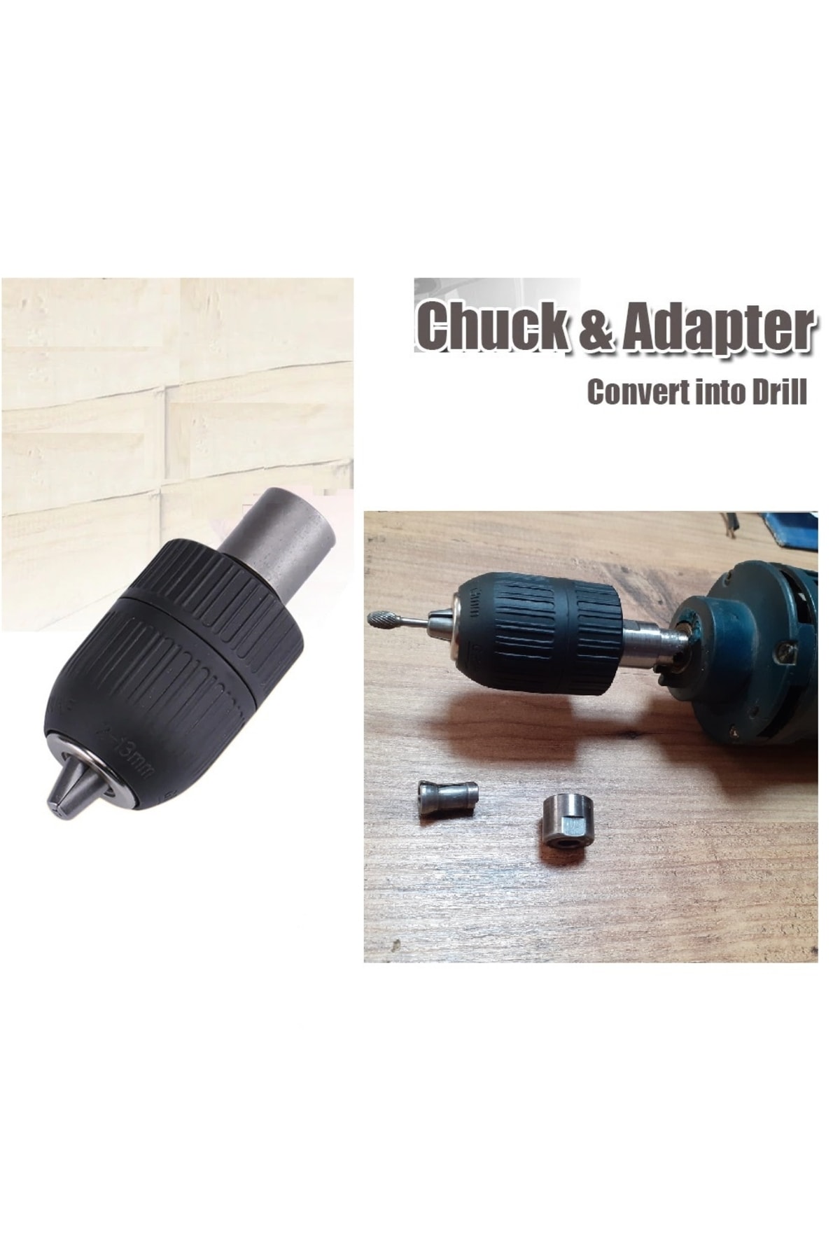 Aeg Gs 500 E 500 W Kalıpçı Taşlama Motorunu Mandrene Dönüştüren Kaplin Adaptör Otomatik Mandren Set