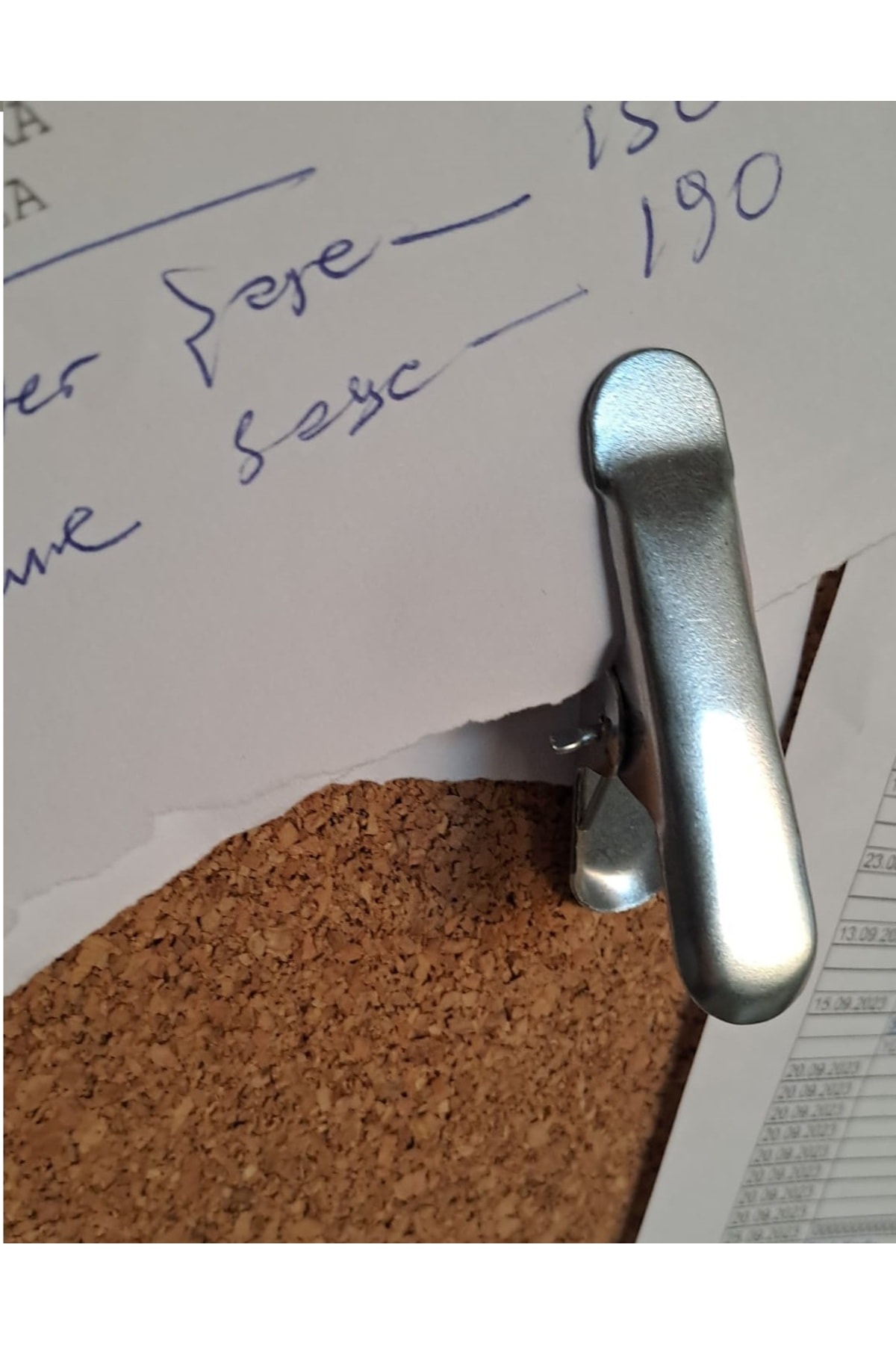 metal Manndal klips 6 adet çok amaçlı yaylı kıskaç