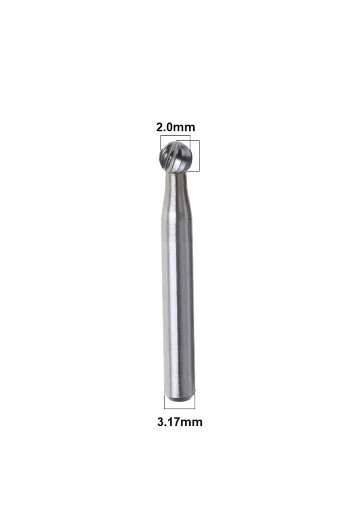 Karbür Uç Seti 2.0mm 2.5mm 3mm Carbide Cnc Router Ucu Yoğun Çelik Metal Ahşap Işleme Ucu 3 Lü Set