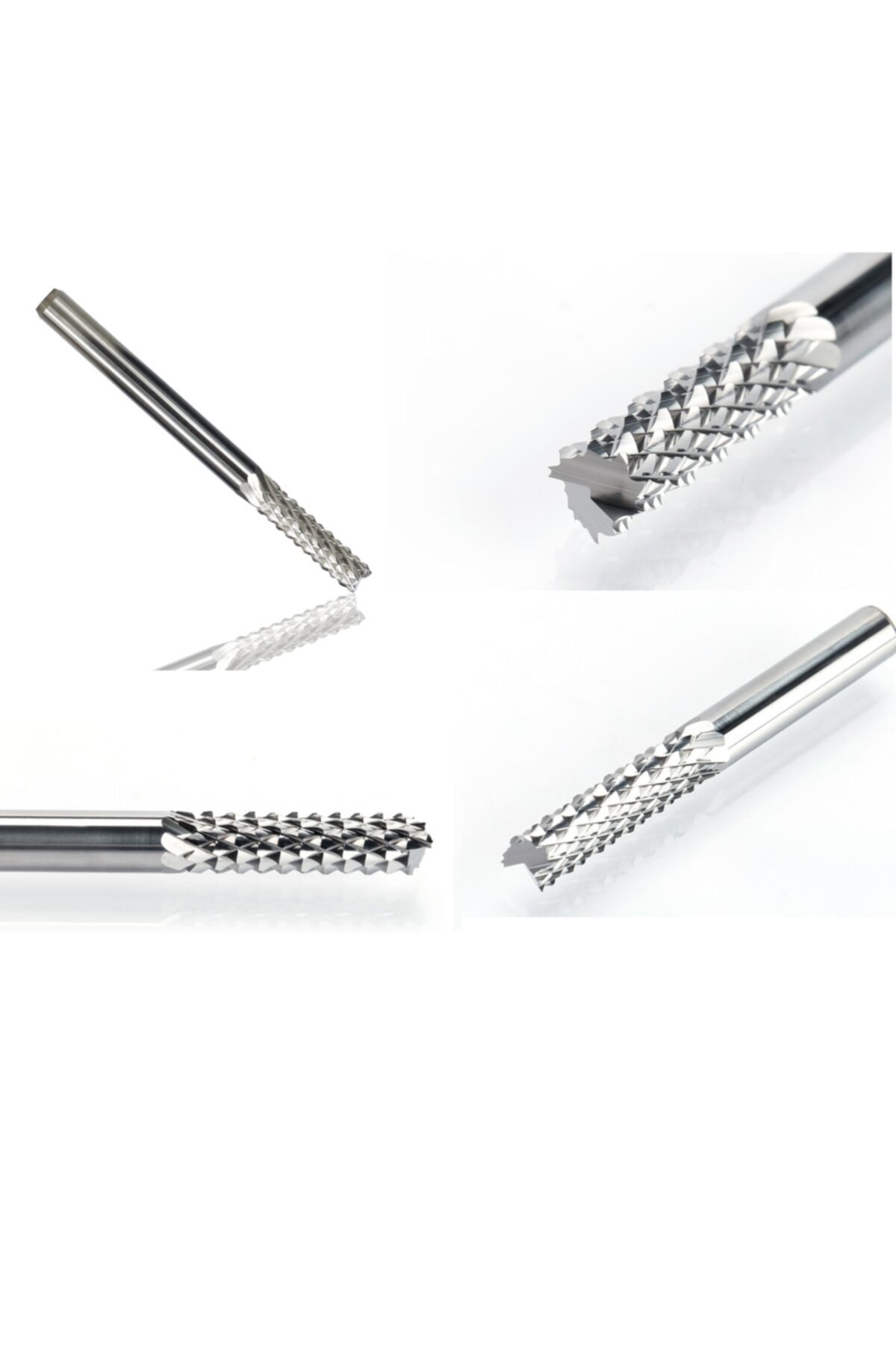 Carbide Yönlendirici Bit End Mill Freze Cnc Karbür Ucu Kesici Ahşap Ve Alüminyum