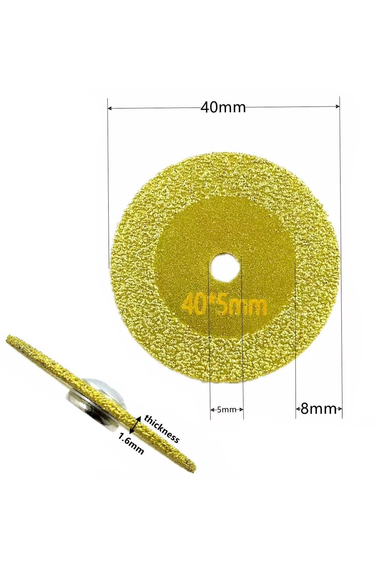 Avuç Taşlama Uyumlu Cam Mermer Granit metal Kesme zımparalama disk seti