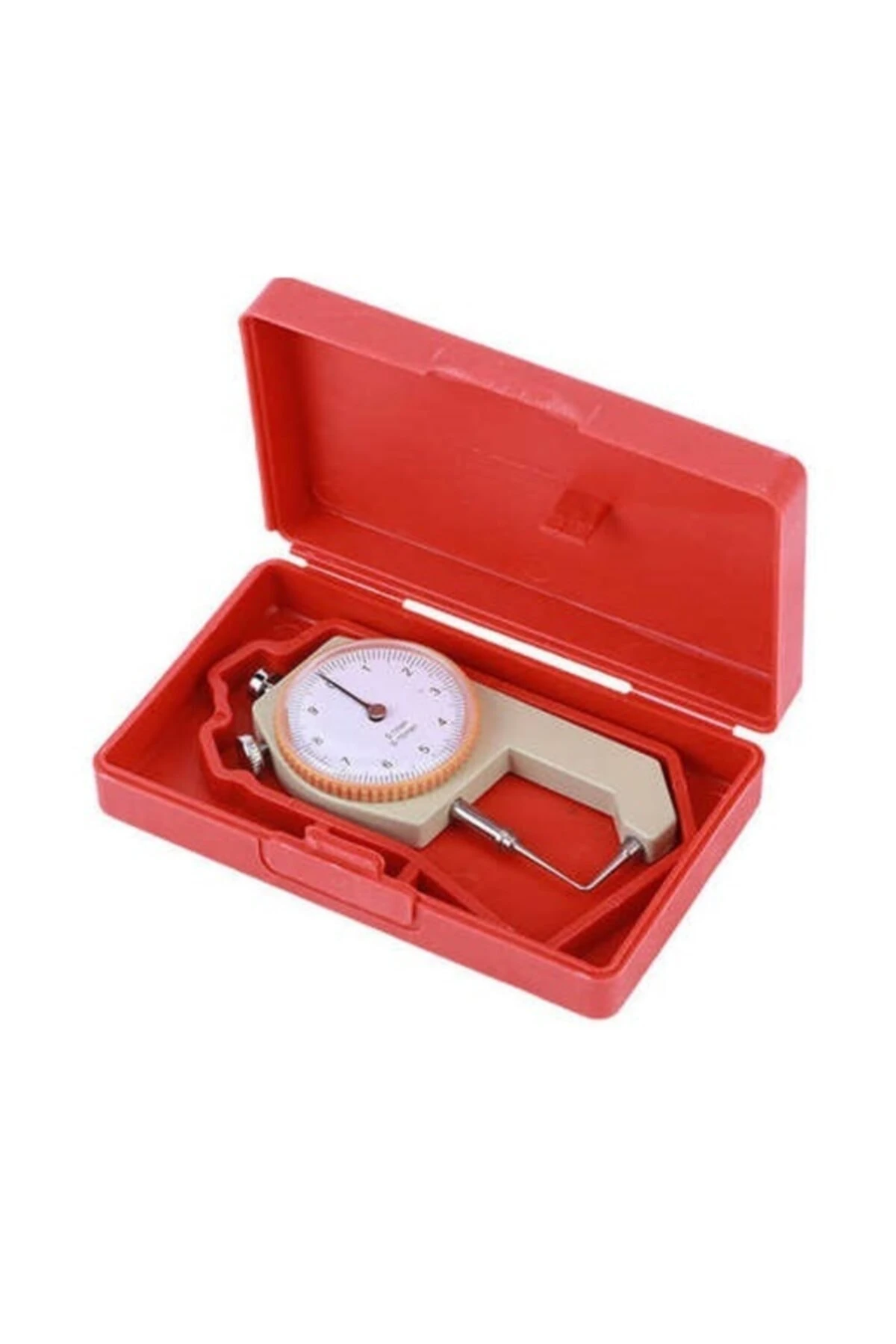 Kadranlı Sert Malzeme Kalınlık Ölçer Kumpas Gümüş Metal Saç Diş Ölçüm Kompratör Micrometre