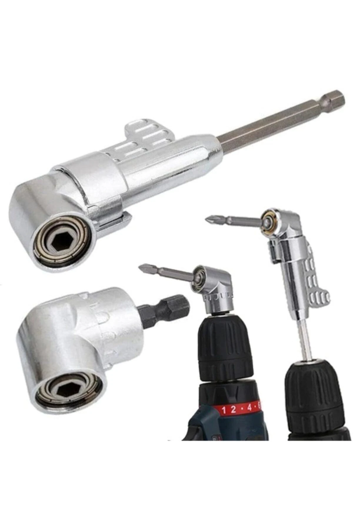 Matkap Için Vidalama Uç Seti Altıgen Hex Köşe Kör Vidalama Adaptörü Hızlı Bits Adaptör Esnek Hortum