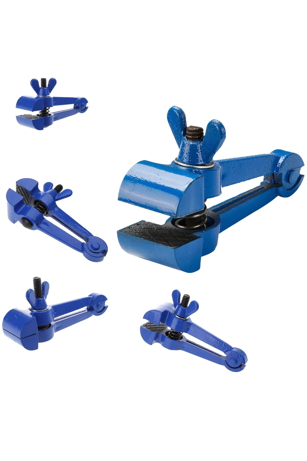 Yaylı döküm mengene 50mm El mengenesi Mini düz pense Kaydırmaz Çeneli