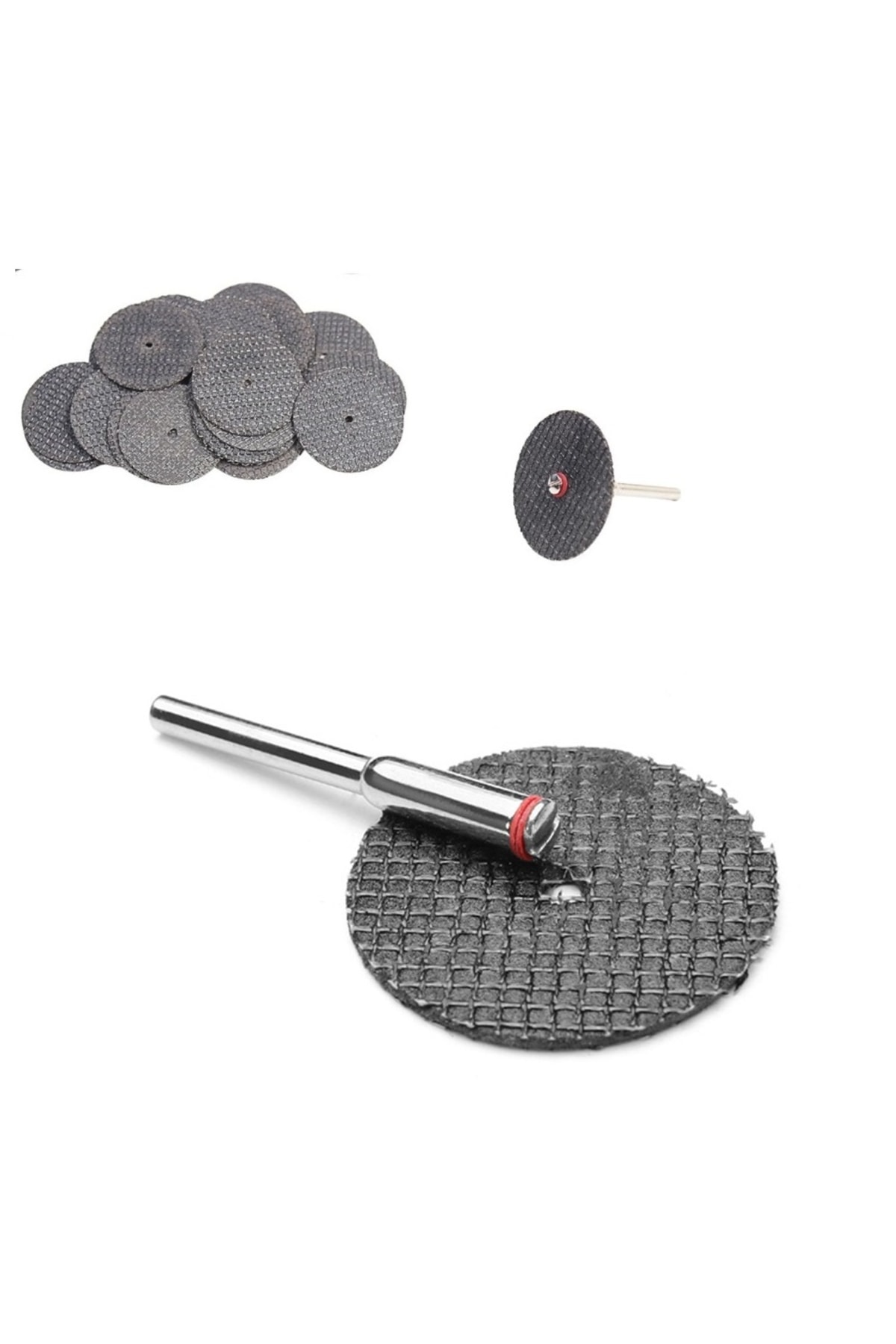 Dremel Proxxon Benzeri Gravür Makineleri Için Metal Kesme Fiber Disk Seti 32mm 10'lu Paket