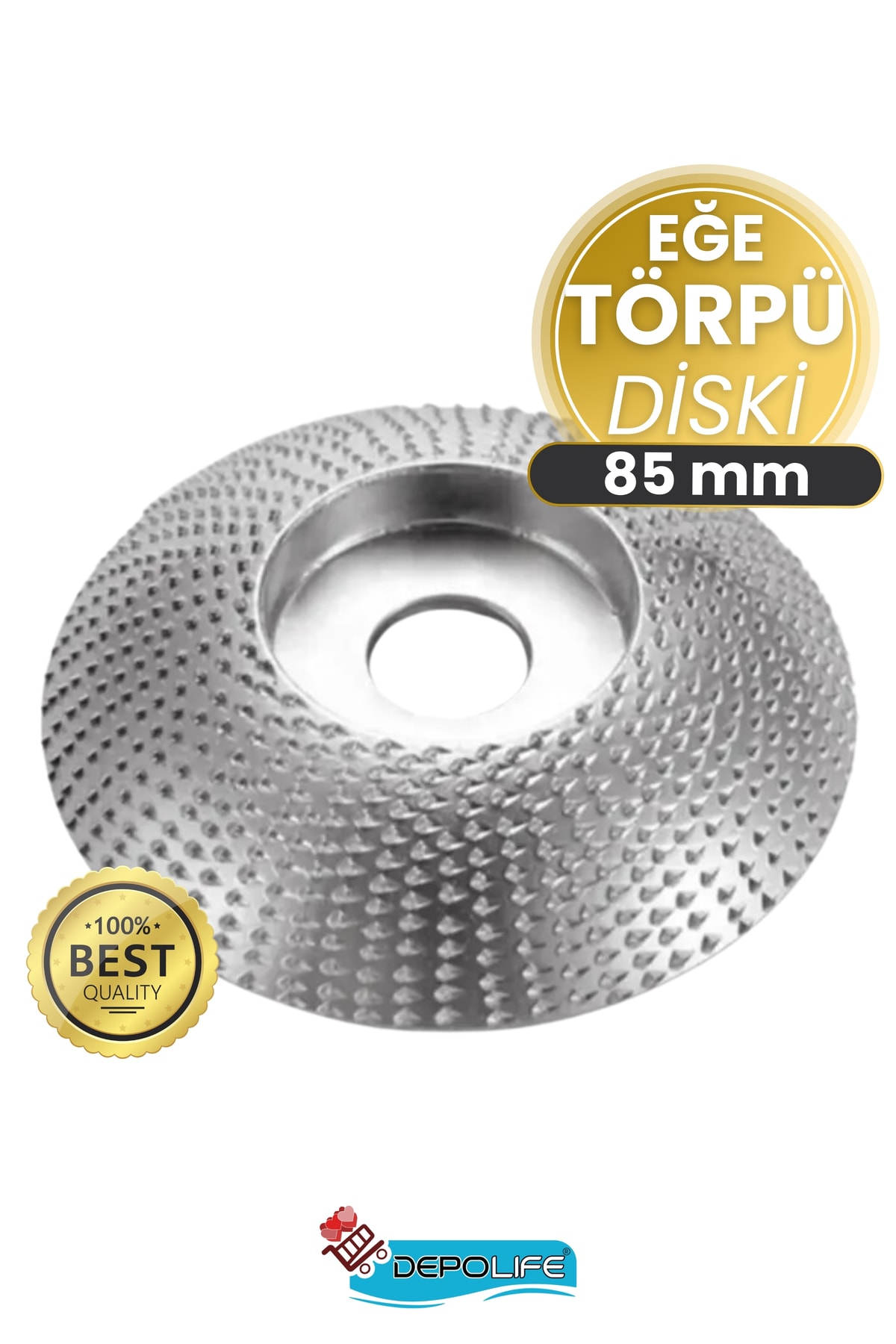 Wood Ahşap Törpü Eğe Diski 85mm Kuksa Tabak Bardak Oyma Oval Çerezlik Için Kubbeli Silindir Yapı