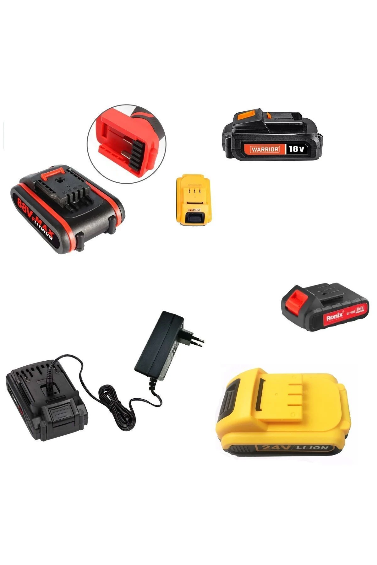 Şarjlı Matkap Için Şarj Adaptörü 18v 21v Li-on Pil Şarj 5.0 mh 4.0 Mah Üniversal 18650 pil için