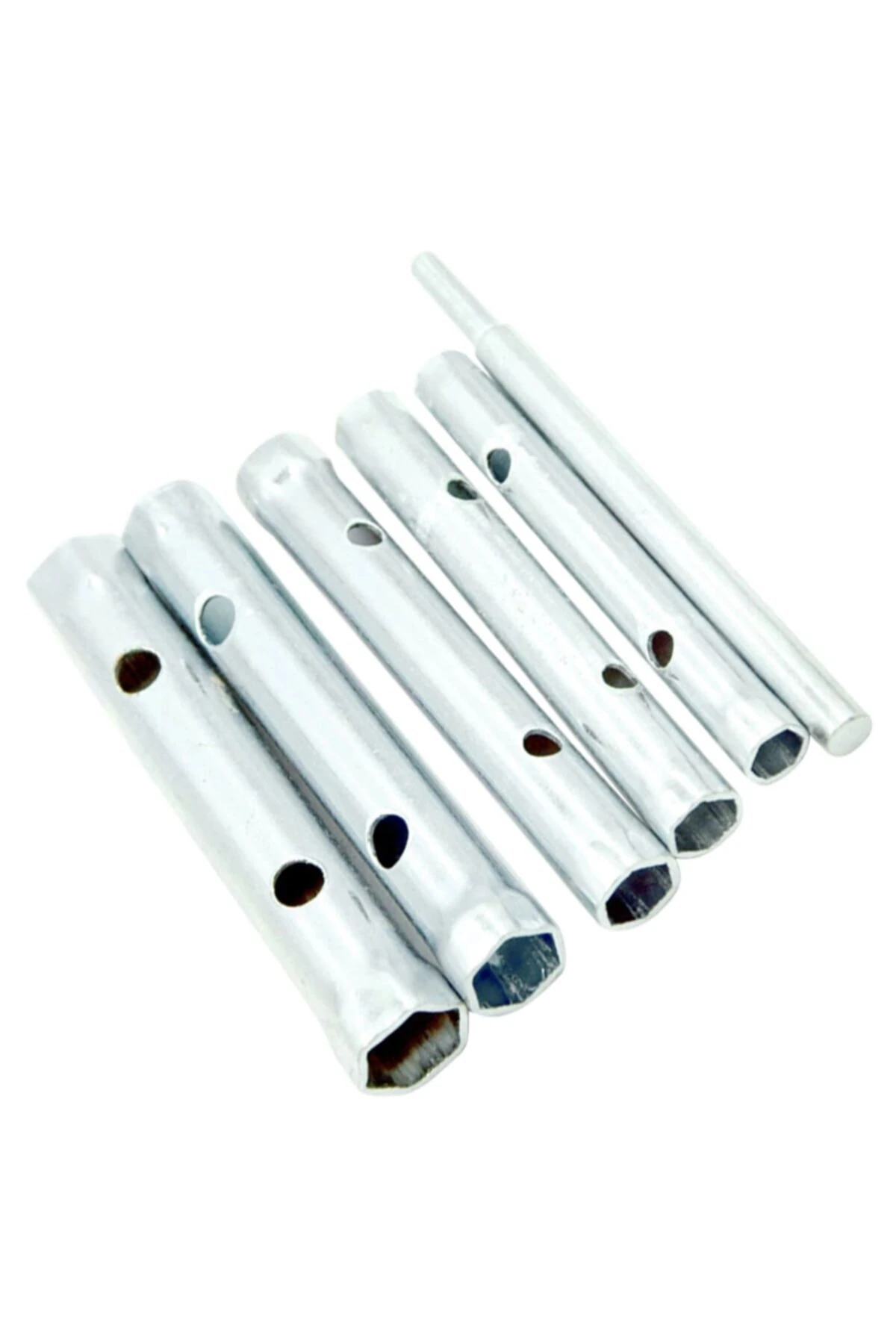 Borulu Lokma Anahtar Takımı Kovan Tipi T Kol Buji Anahtar Seti 5li Boru Lokma Seti 8mm-17mm