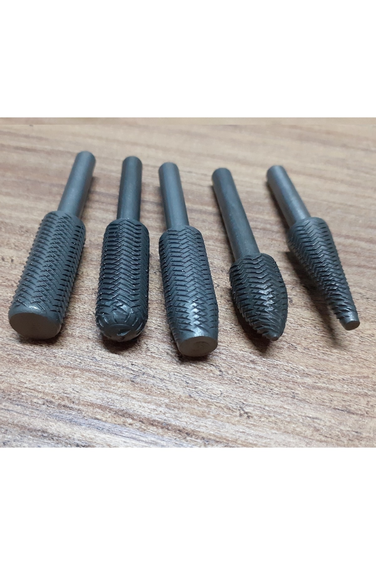 Rotary Bur Matkap Uçlu Eğe Seti 5 Li Takim Ahşap Metal Eğe Seti Ince Dişli