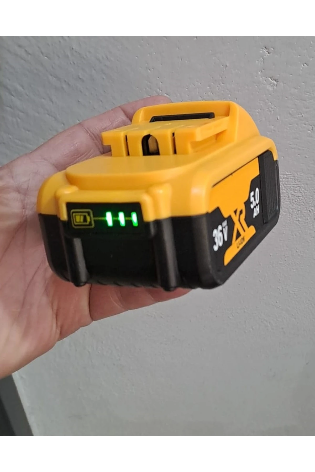 Şarjlı Matkap Için Yedek Batarya 18v 21v 36v Volt Şarjlı Makine Aküsü 10lu 18650 pil grubu 5.0 Amper