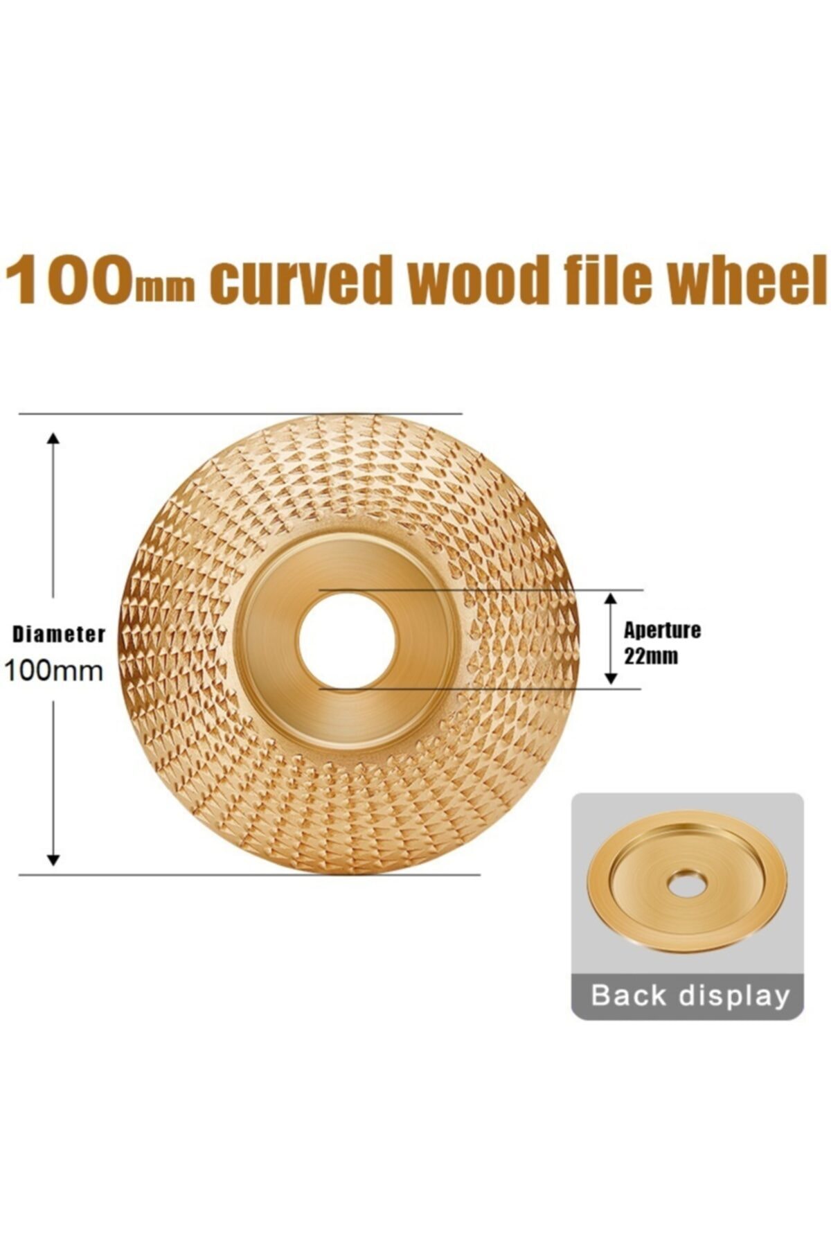 Ahşap Törpü Diski 100mm Oval Törpüleme Oyma Ahşap Için Avuç Taşlama Uyumlu Oval Silindir Disk Eğe