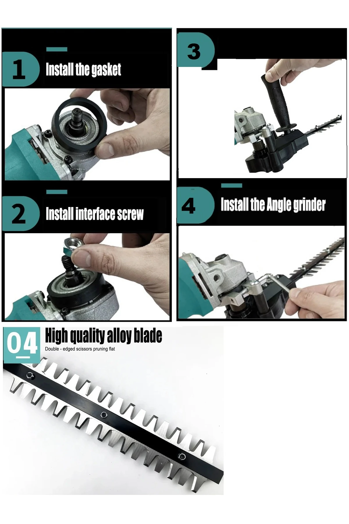 çit çim kesmek aparatı avuç taşlama spral için kesme aparatı 31cm keskin makas uzunluğu spiral